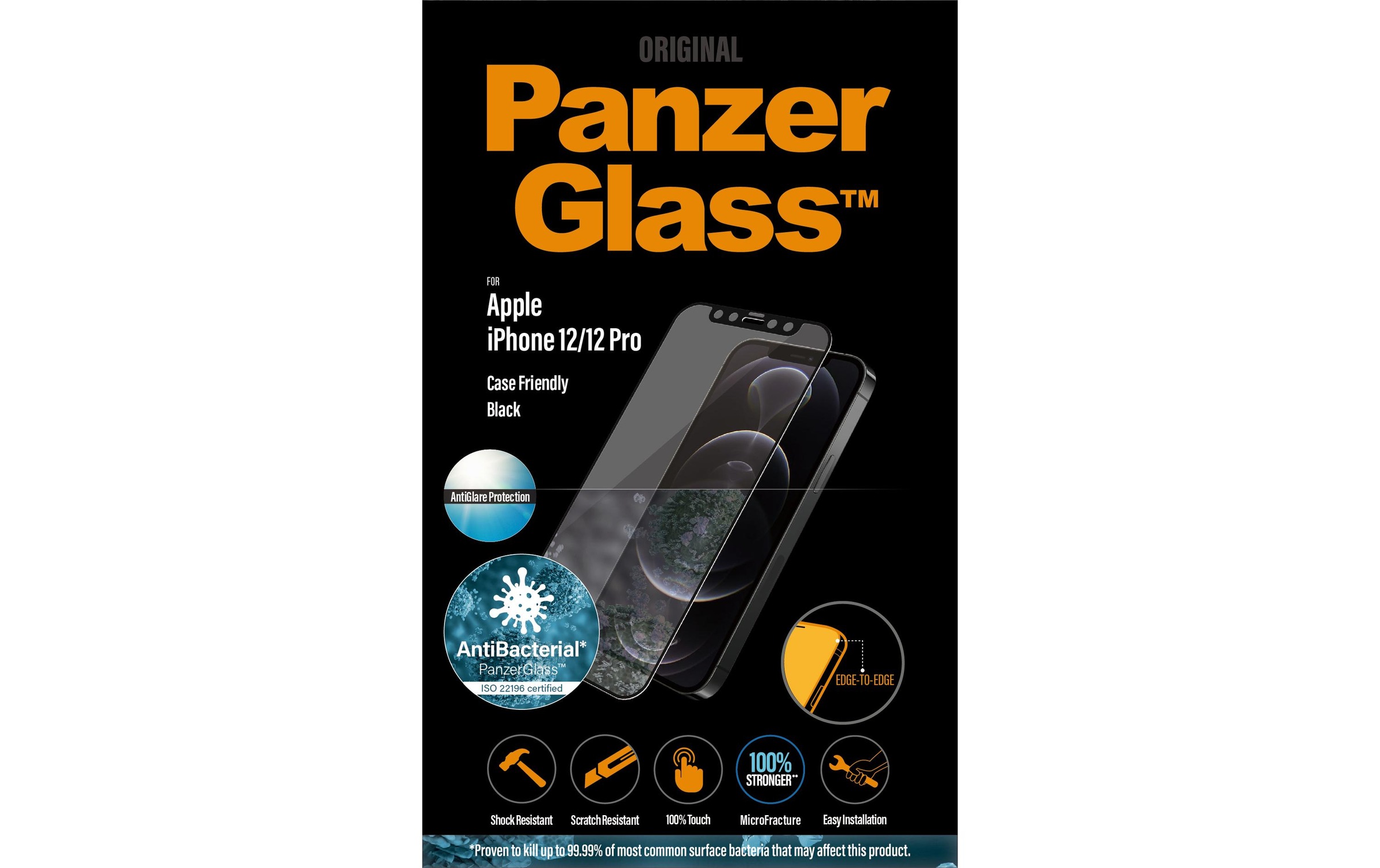 Image of PanzerGlass Displayschutzglas »Case«, für iPhone 12, iPhone 12 Pro, (1 St.) bei Ackermann Versand Schweiz