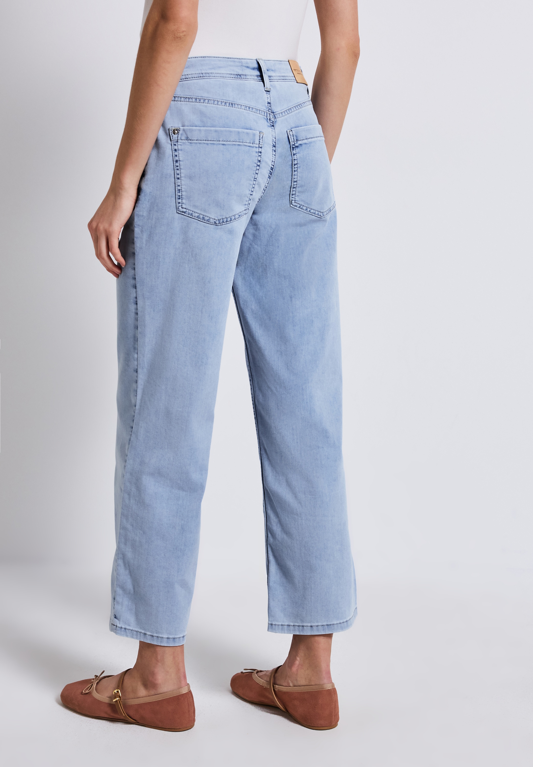 STREET ONE Weite Jeans, im 5-Pocket-Style und mit Stretch