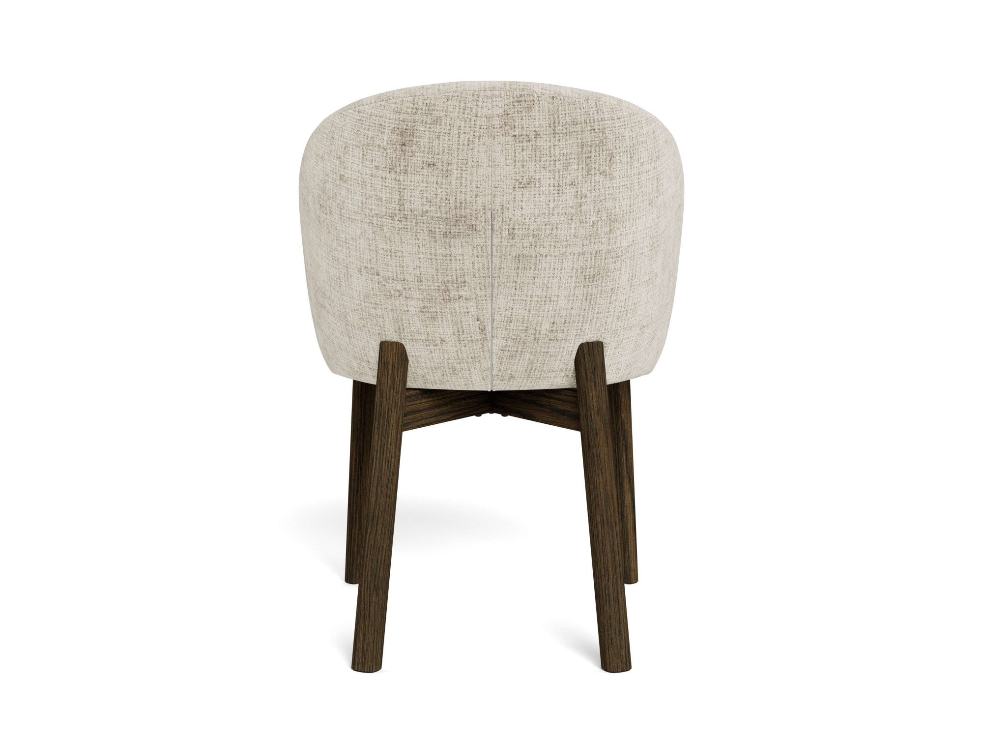 ACTONA GROUP Chaise de salle à manger »Polsterstuhl« (Ensemble) 2 cuisChaise, tissu beige, accoudoirs, rembourrage, pieds ronds en chêne, FSC™