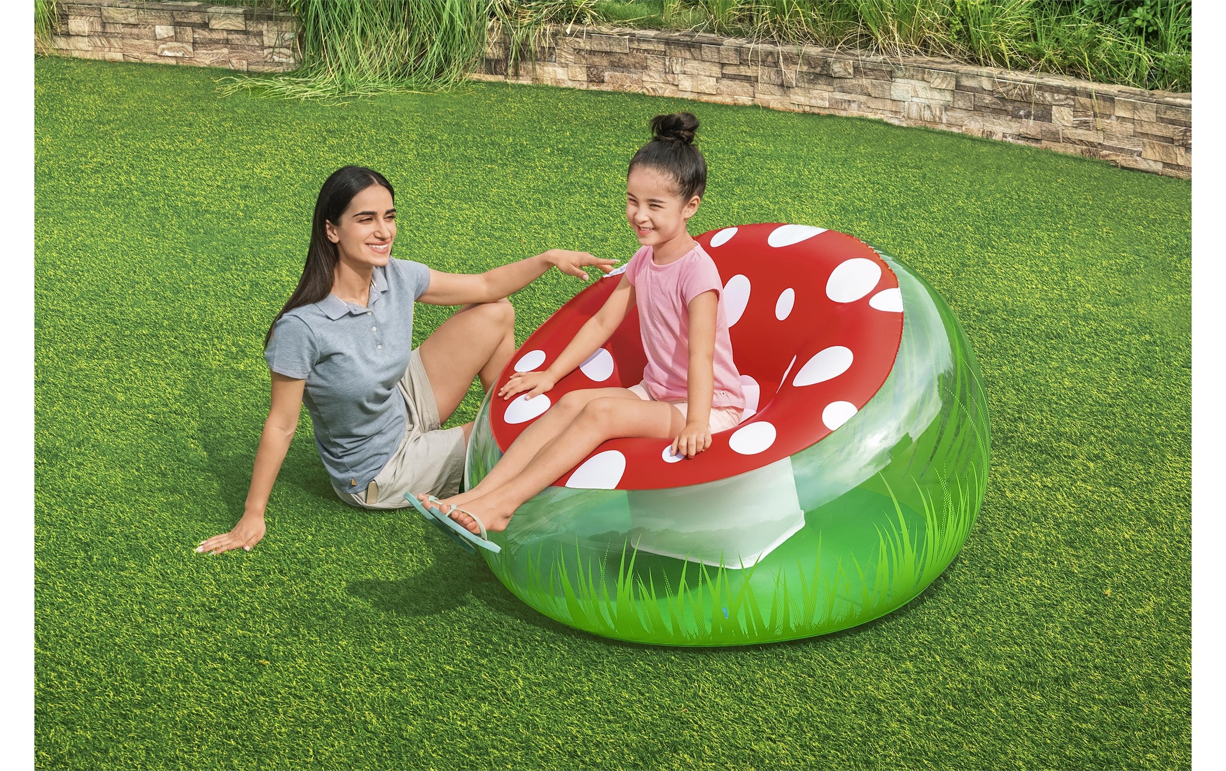 Bestway Luftsessel »Fliegenpilz 112 x 112 cm«