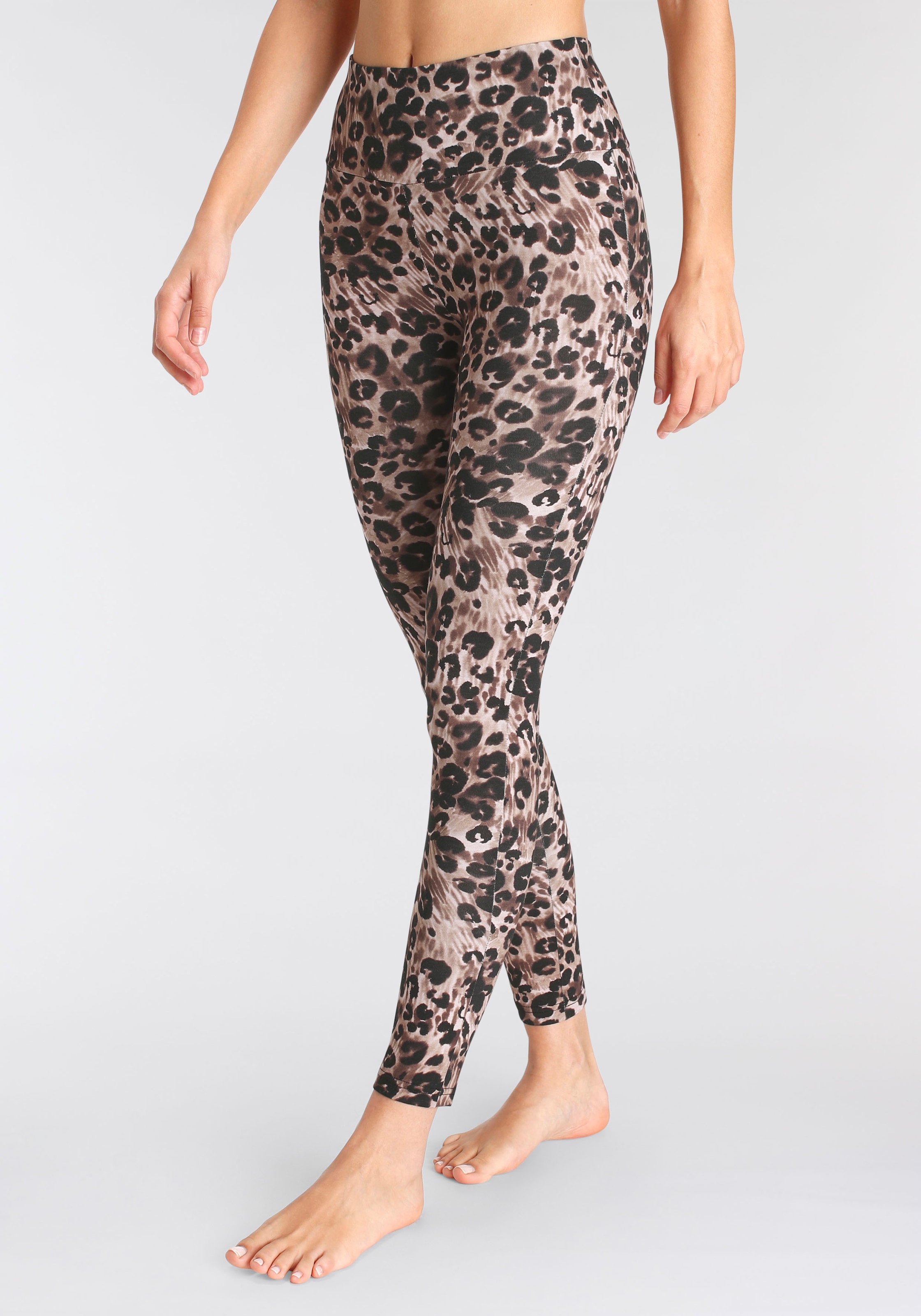 Image of H.I.S Leggings mit Leoprint, Loungewear