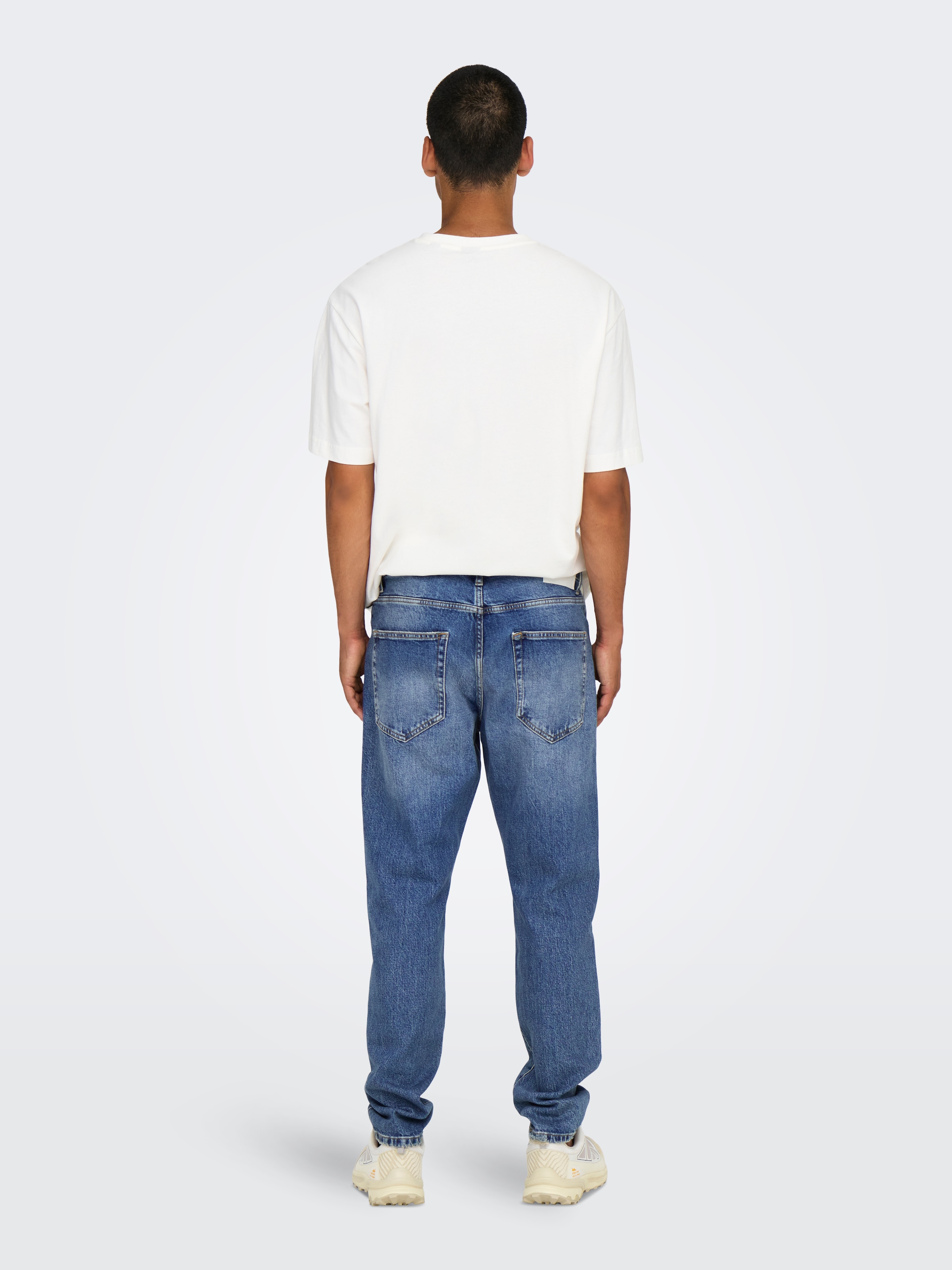ONLY & SONS Jeans taille basse »ONSYOKE TAPERED MB 9360 DOT DNM NOOS«