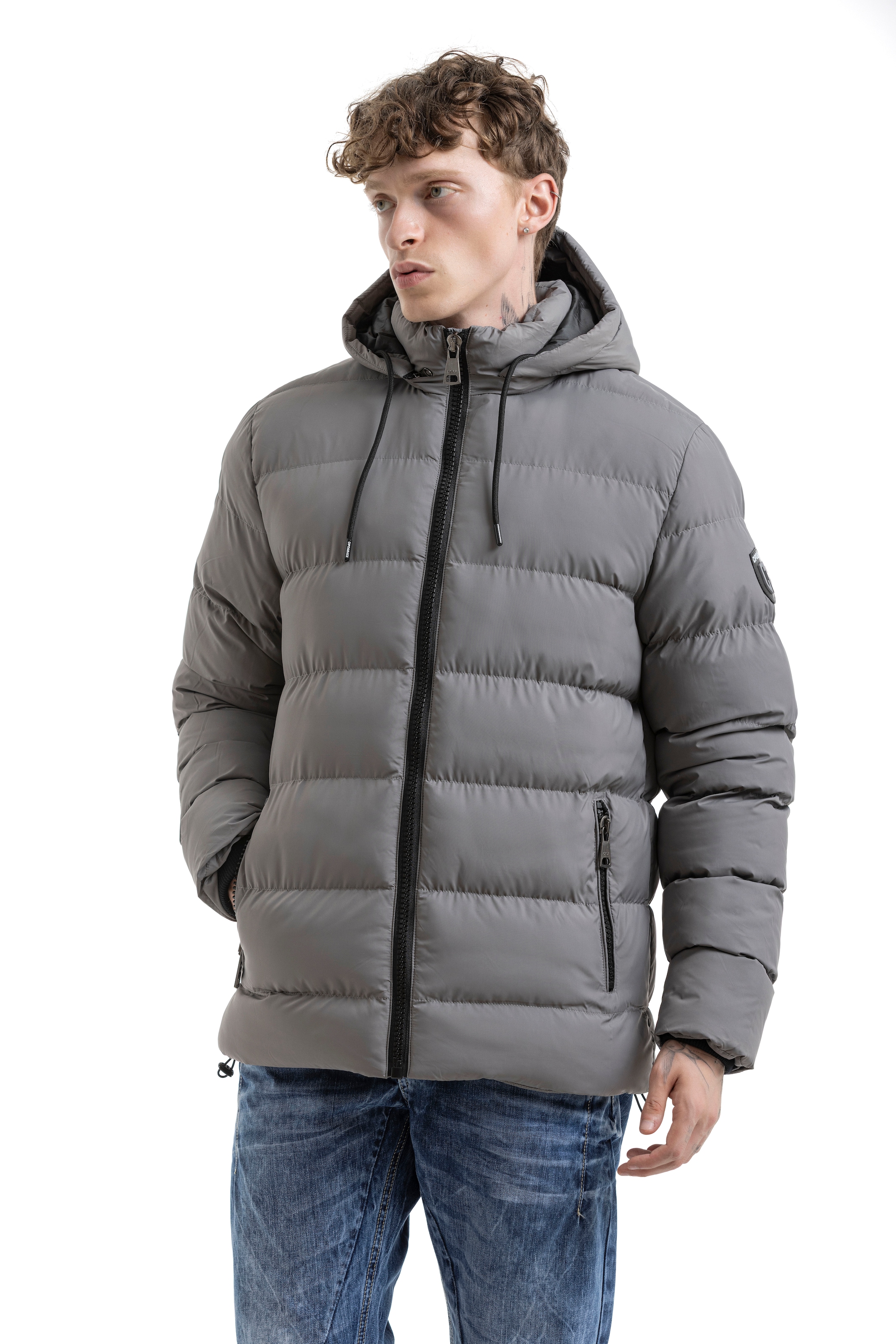 Cipo & Baxx Veste matelassée mit Kapuze