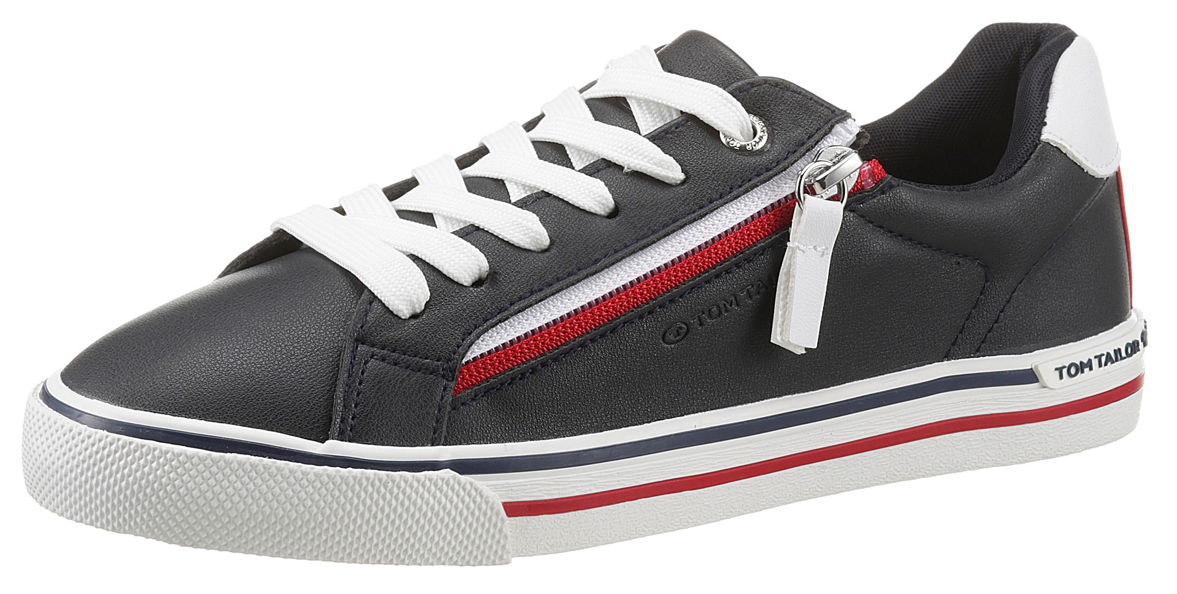 Image of TOM TAILOR Plateausneaker, mit zweifarbigem Aussenreissverschluss bei Ackermann Versand Schweiz