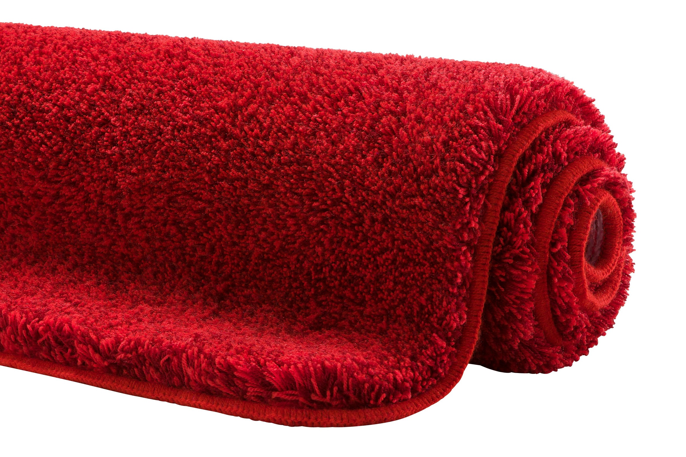 Grund Badematte »Melos, Badvorleger, Badezimmer Teppich, sehr weich«, rutschhemmend beschichtet, fussbodenheizungsgeeignet, melierte Optik, sehr weicher Flor, Melange-Effekt, Made in Europe
