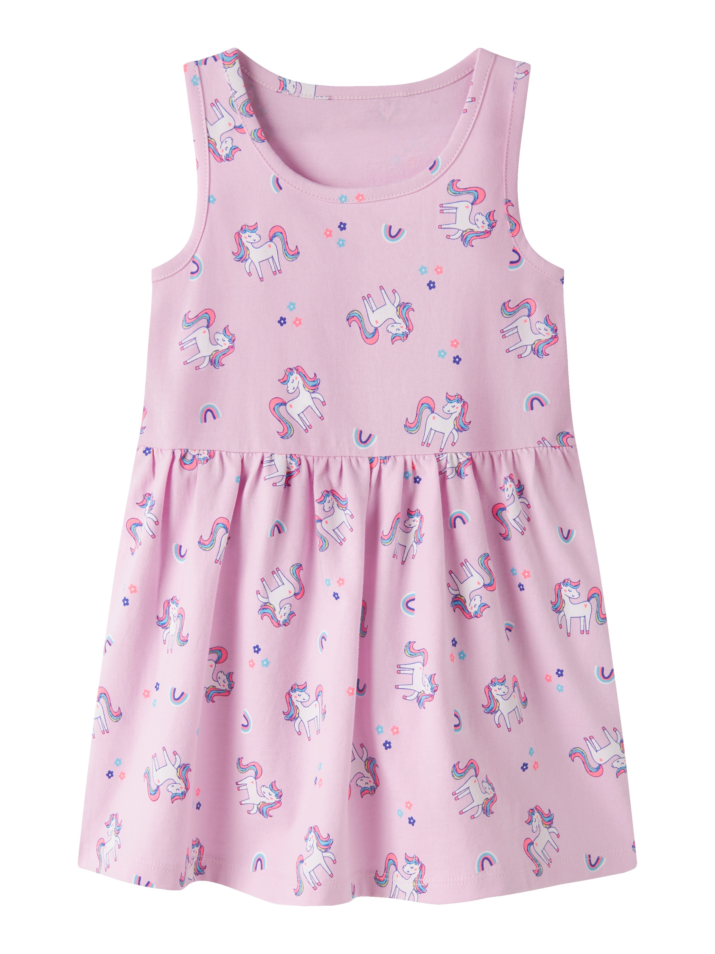 Image of Name It Minikleid "NMFVINEO TANK DRESS" Baumwolle, regular fit