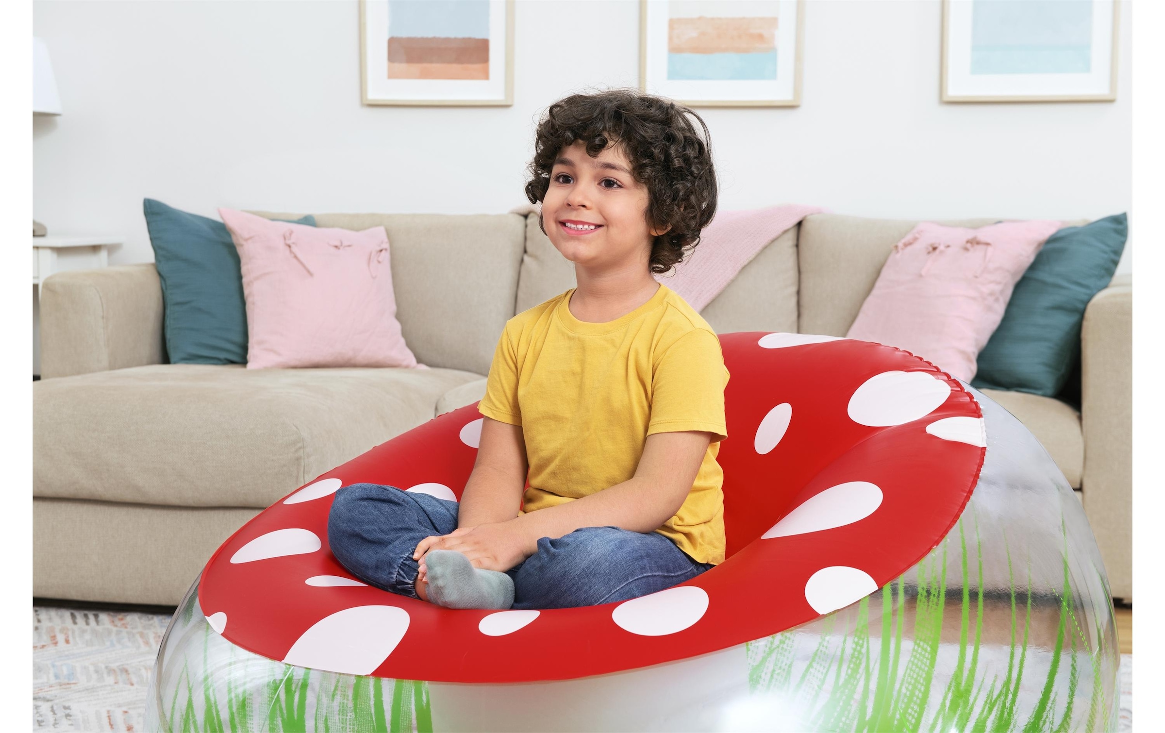 Bestway Luftsessel »Fliegenpilz 112 x 112 cm«