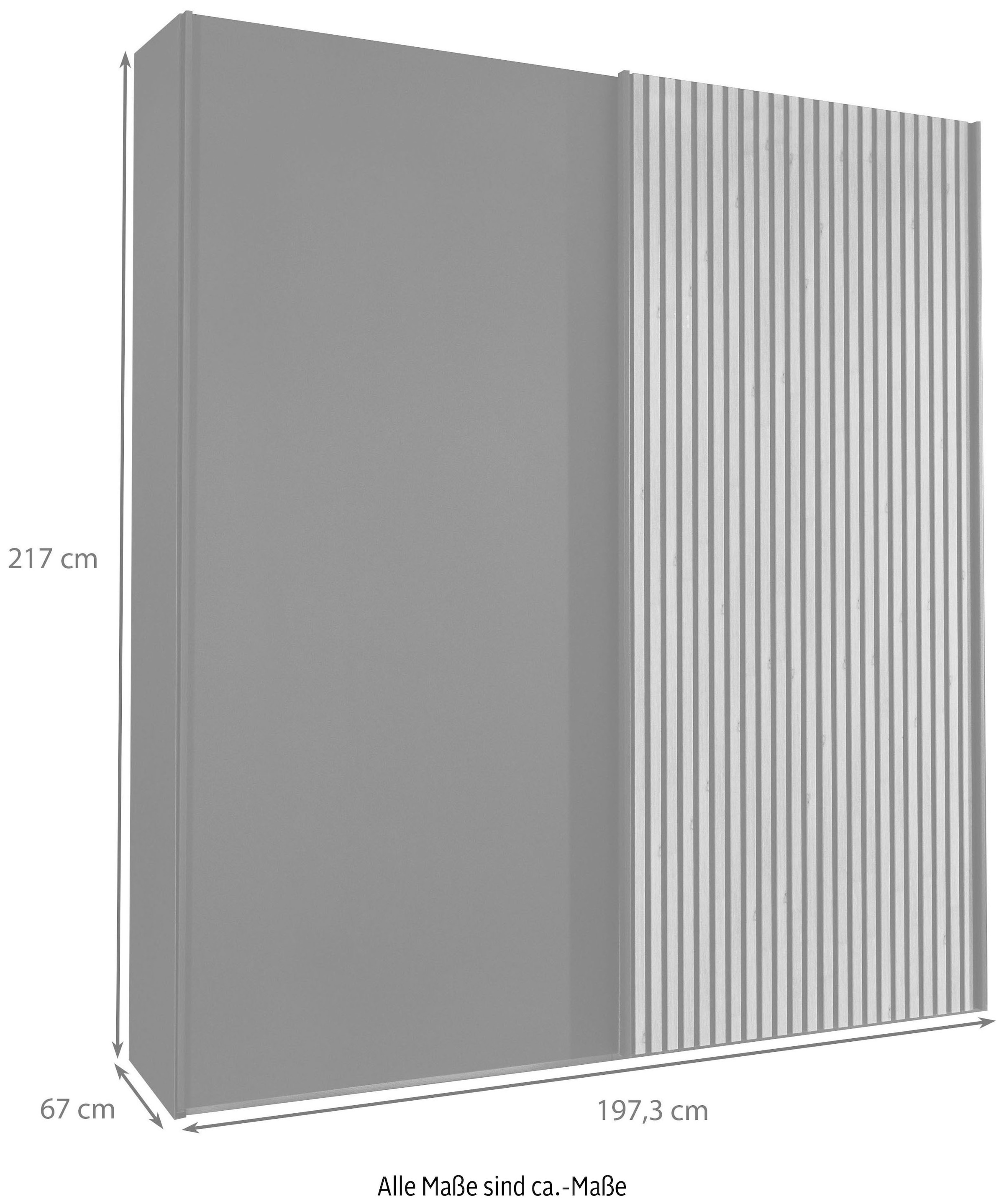 WIEMANN Drehtürenschrank »Denver« hochwertige Beschläge