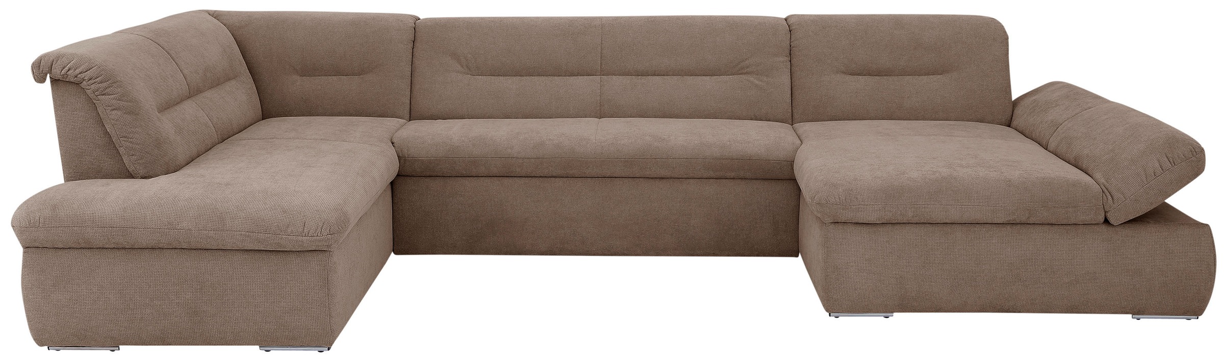 INOSIGN Wohnlandschaft »Avesa U-Form«, Wahlweise mit Armteilverstellung und Bettfunktion, B/T/H: 355/216/80cm