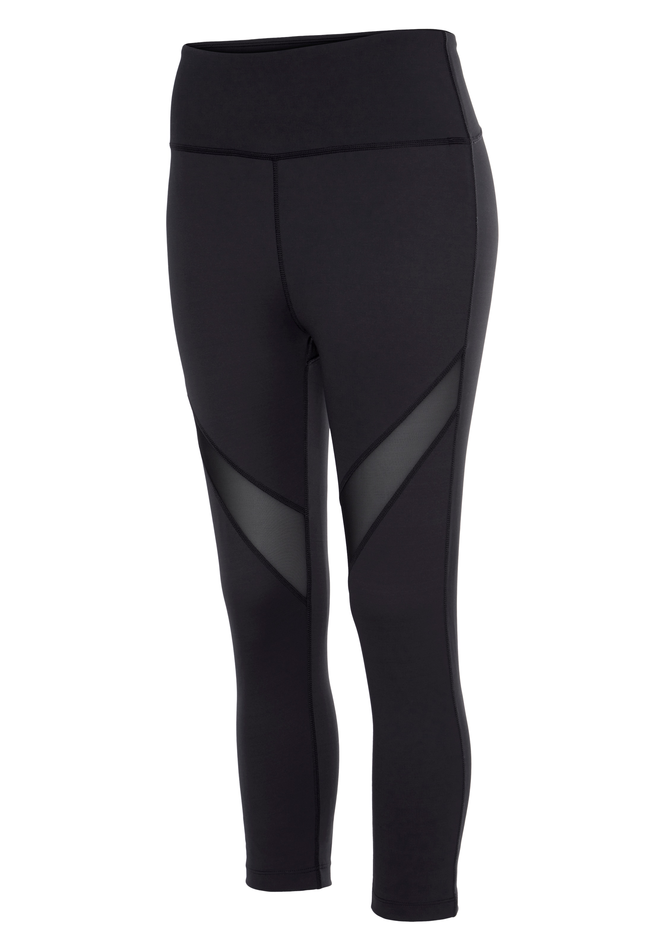 LASCANA ACTIVE Caprileggings »-Sport Capri«, mit kleiner Raffung, Loungewear