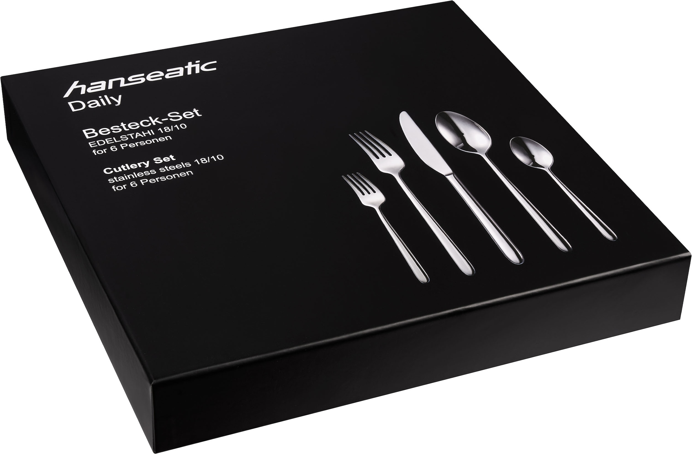 Hanseatic Set de couverts »DAILY« leichtes und minimalistisches Design