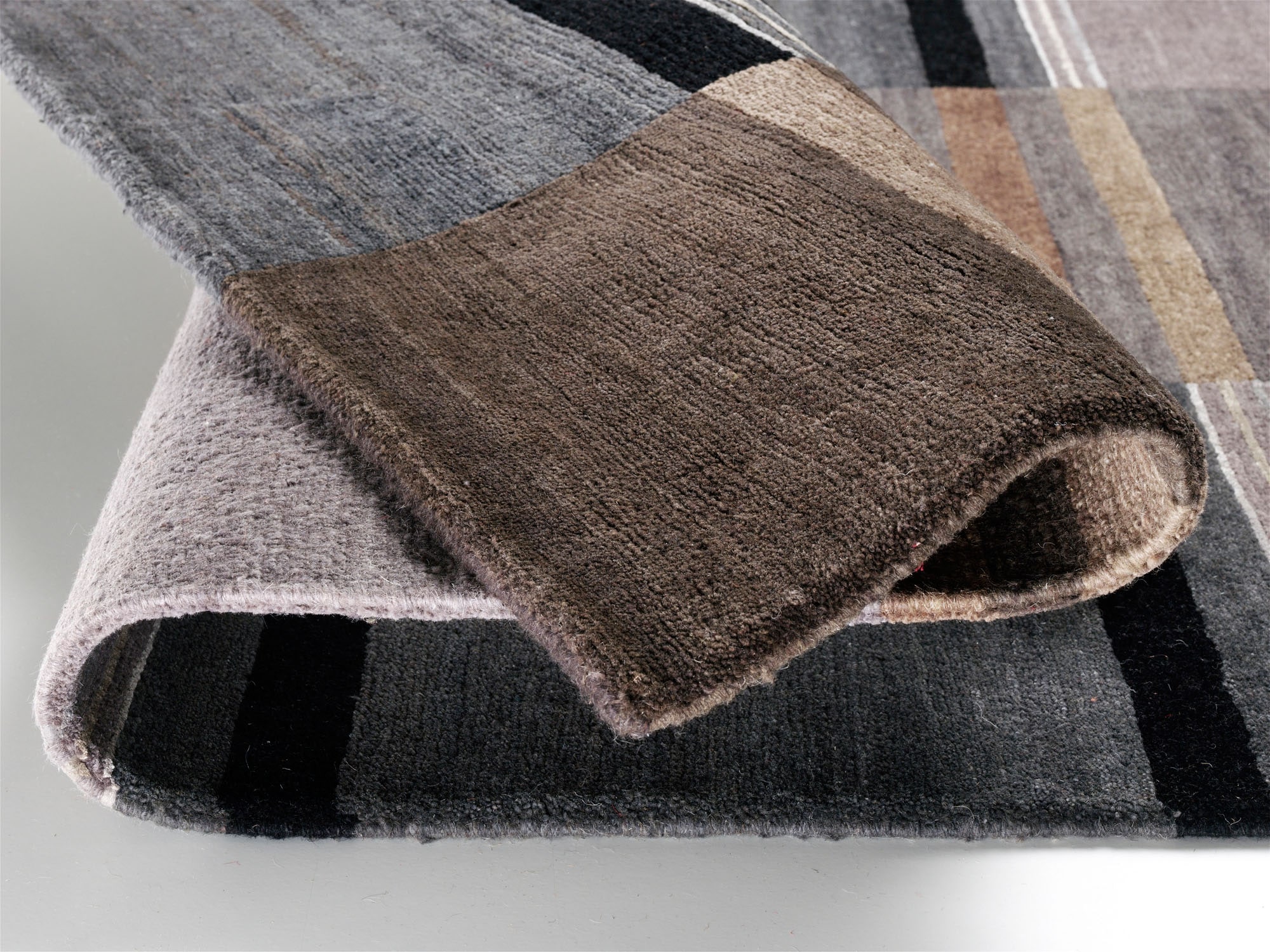 OCI DIE TEPPICHMARKE Wollteppich »Sensation Soya« rechteckig 6 mm Höhe handgeknüpft, Nepal, reine Wolle, Wohnzimmer