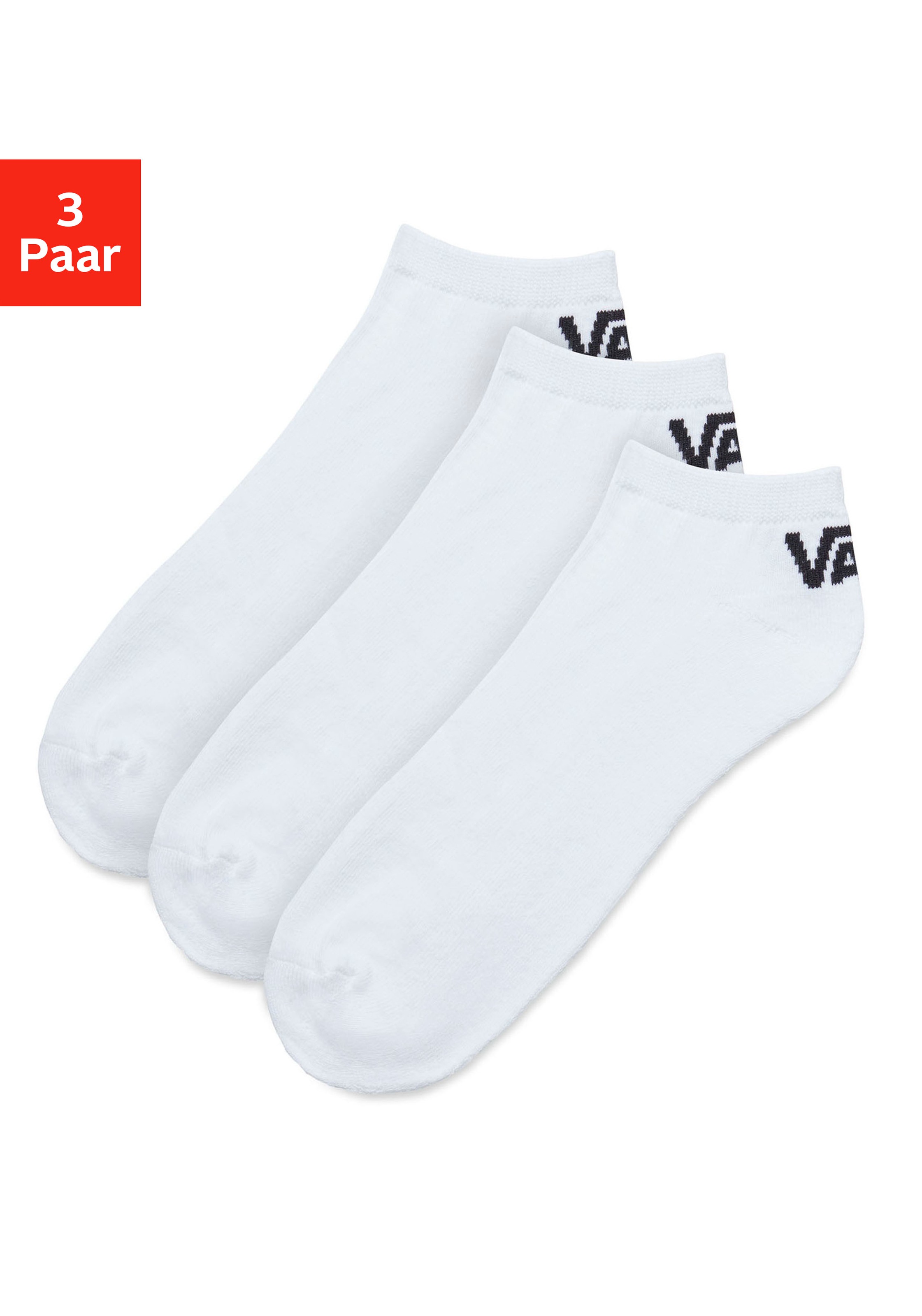 Image of Vans Sneakersocken »Classic Low«, (3 Paar), mit klassischem Markenlogo bei Ackermann Versand Schweiz