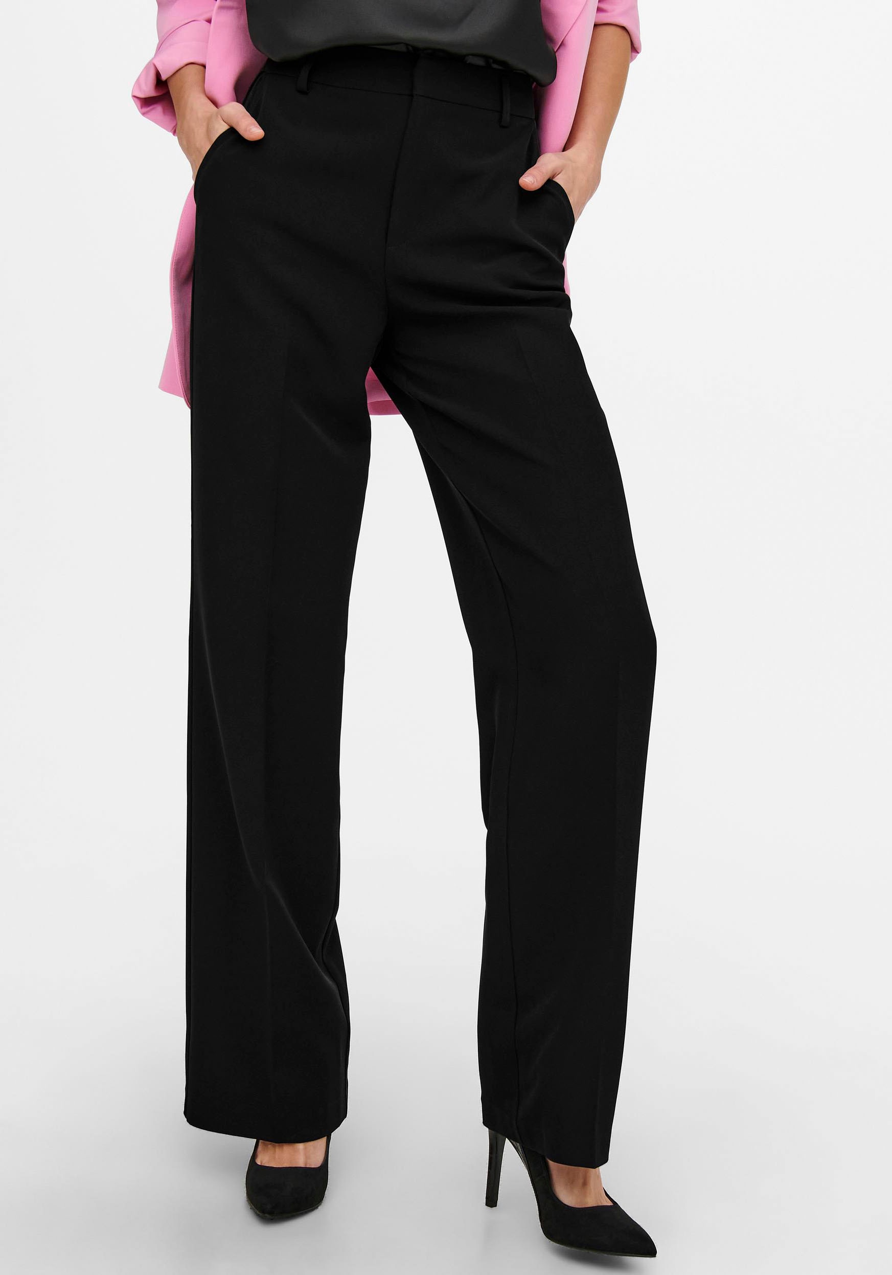 ♕ ONLY Anzughose mit »ONLBERRY bestellen HW PANT«, WIDE Stretch versandkostenfrei