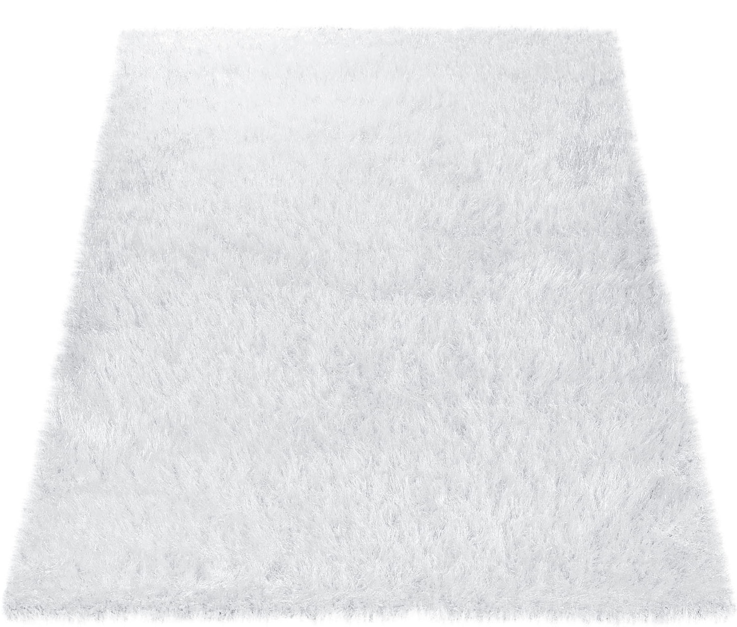 Paco Home Hochflor-Teppich »Glamour 300«, rechteckig, 70 mm Höhe, Uni Farben, mit weichem Glanz Garn, auch als Läufer erhältlich