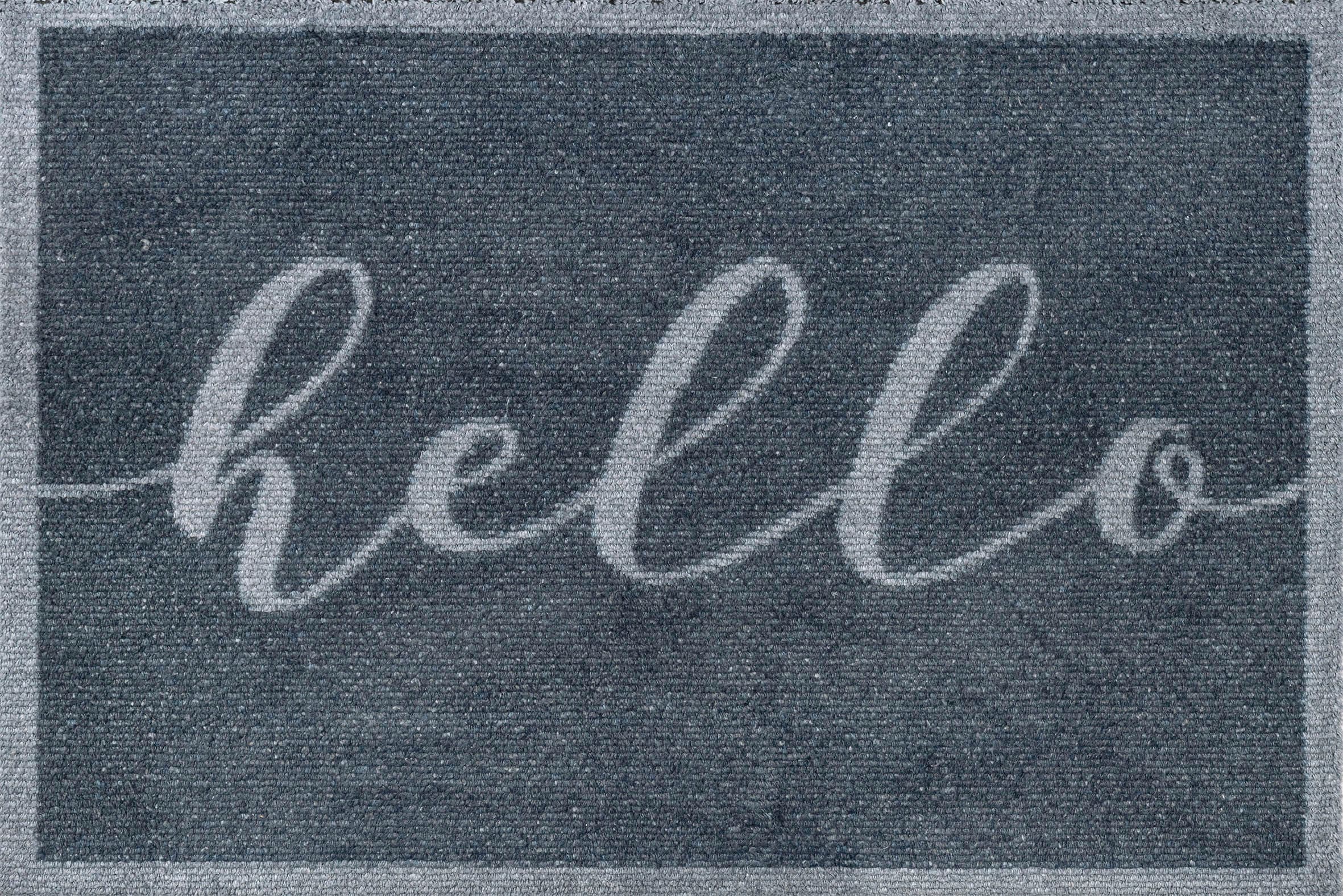 Image of wash+dry by Kleen-Tex Teppich »Scriptello«, rechteckig, 9 mm Höhe bei Ackermann Versand Schweiz