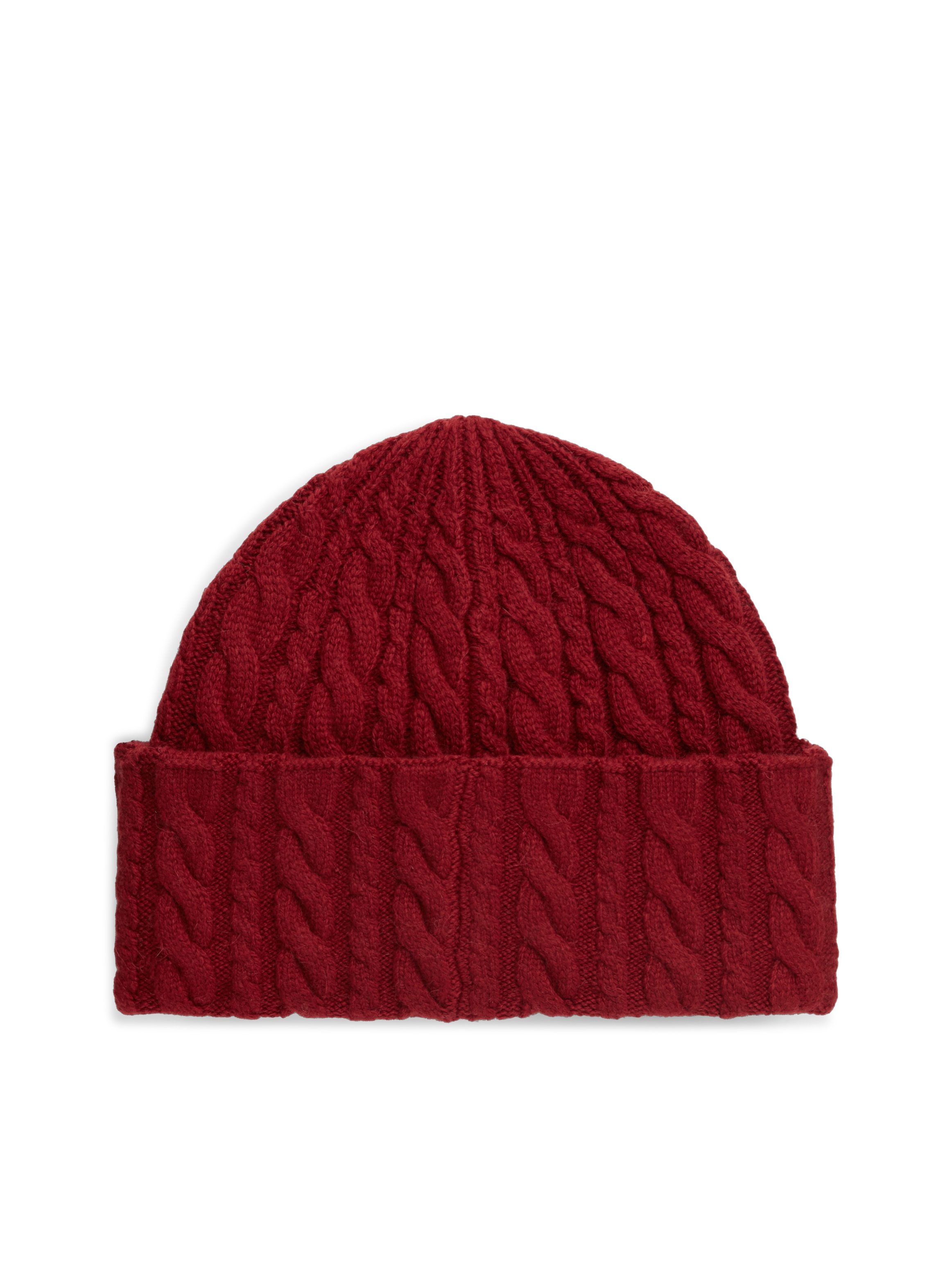 Tommy Hilfiger Bonnet »ENAMEL FLAG CABLE« avec laine d'alpaga et motif torsadé