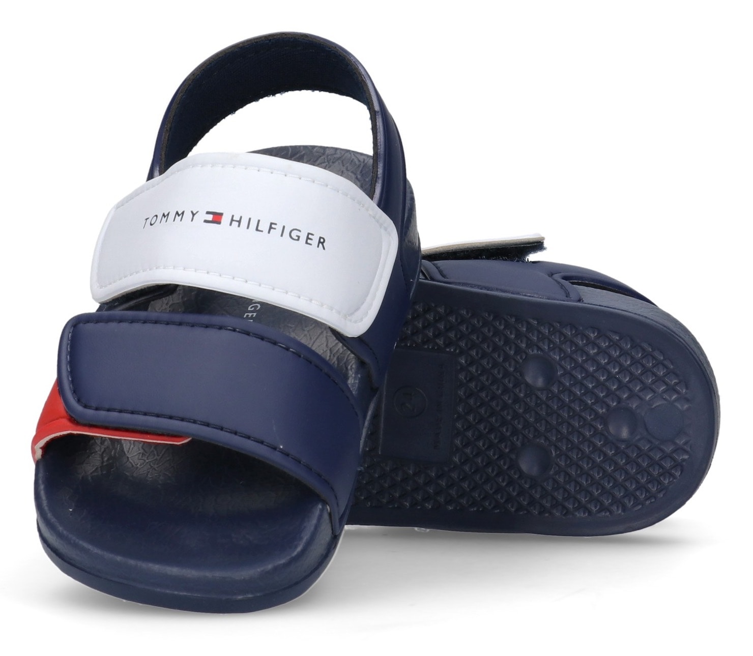 Tommy Hilfiger Badesandale  Badeschuh, Wassersandale, Sommerschuh mit Klettverschlüssen