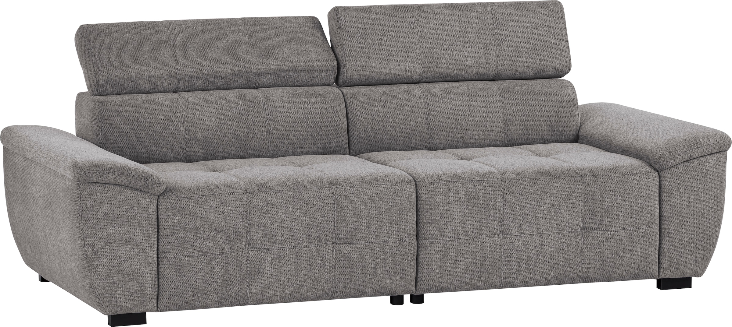 exxpo - sofa fashion Big-Sofa »Exxpo MAVERICK, weicher Bezugstoff, hoher Sitzkomfort«, inkl. verstellbare Kopfstützen, aufwendige Detailverarbeitung