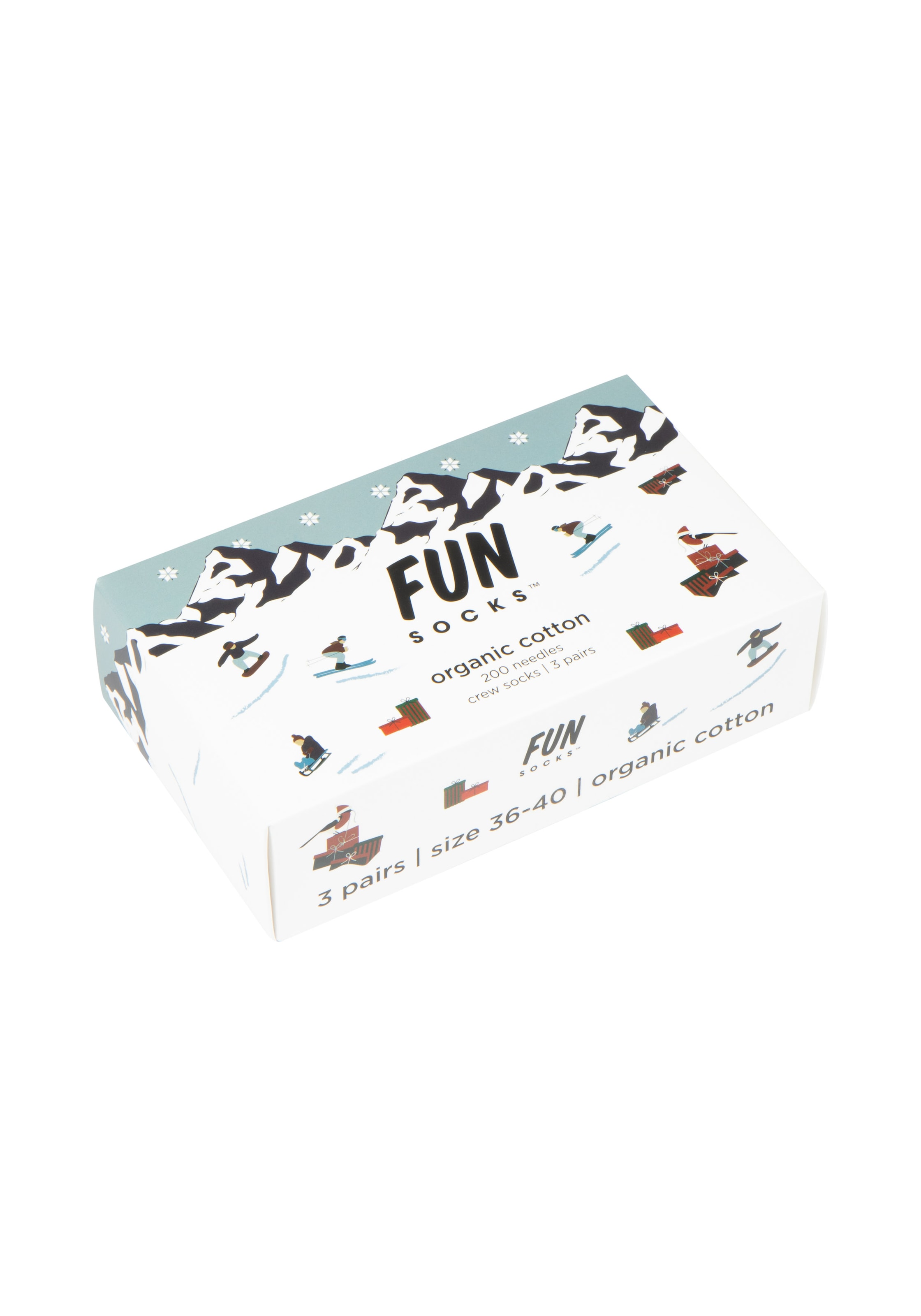 Fun Socks Chaussettes de baskets »motifs« 3 Couple tlg. mit elastischem Bund