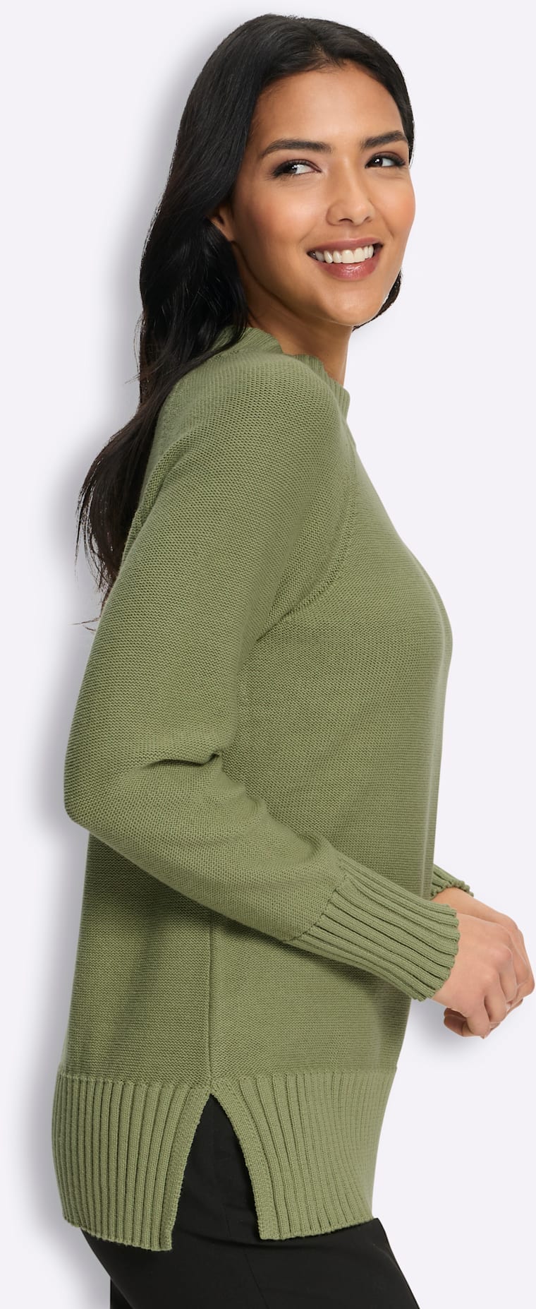 Classic Basics Pull à col montant »Stehkragen-Pullover«