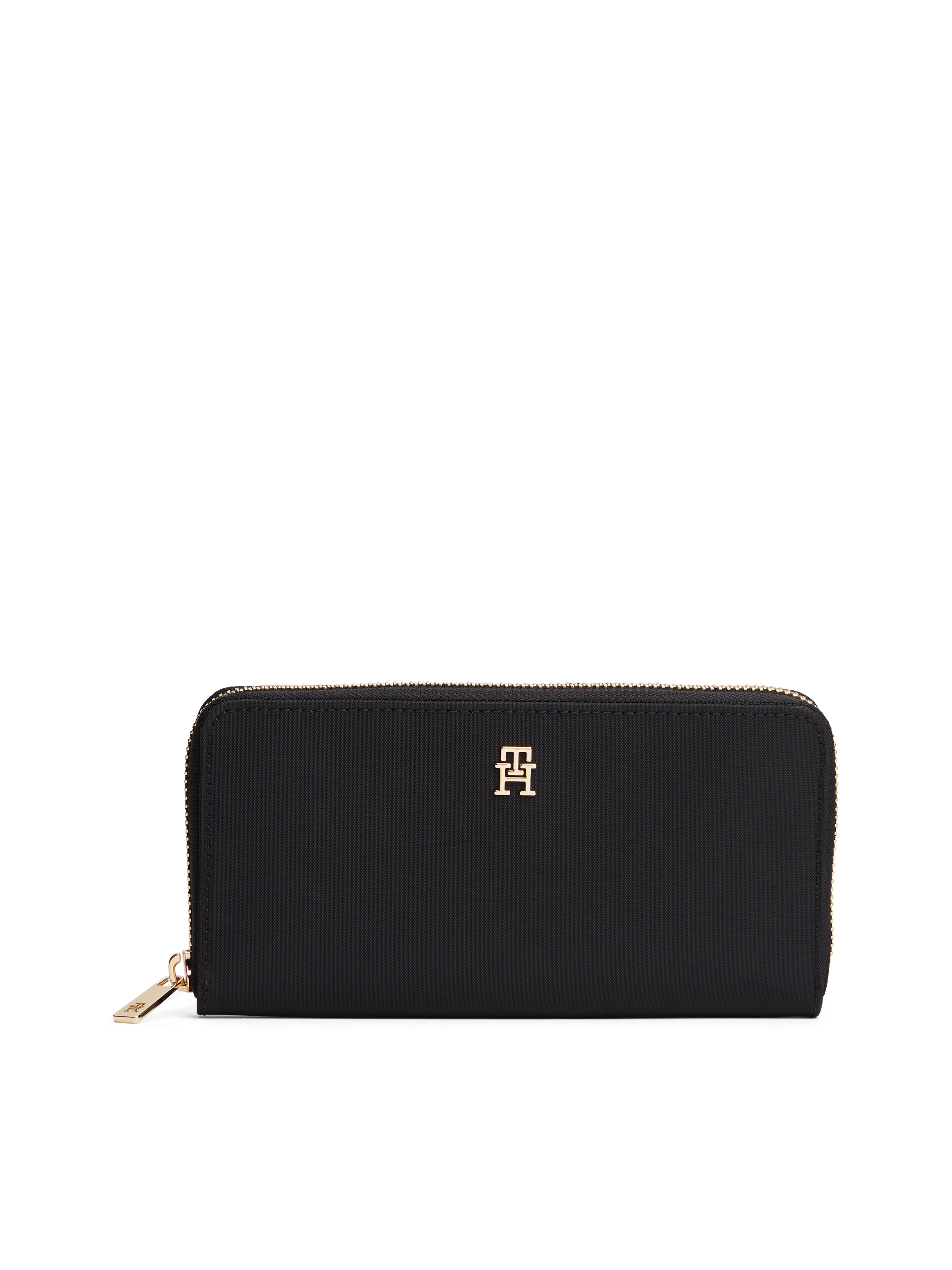 Image of Tommy Hilfiger Geldbörse "TH ICON LRG ZA NYLON", Geldbeutel, Portemonnaie mit TH-Logoemblem