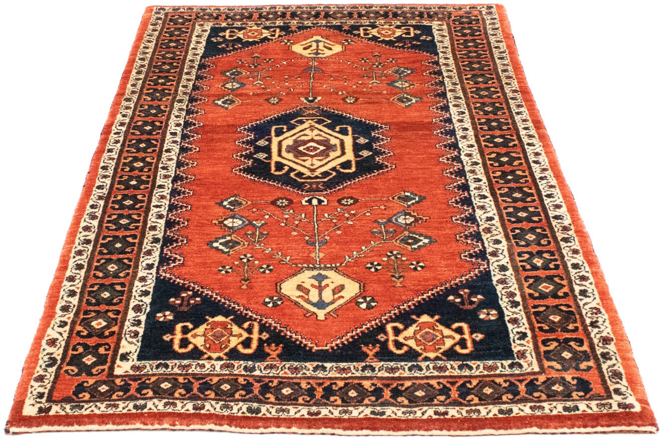 morgenland Wollteppich »Ghashghai Teppich handgeknüpft rot«, rechteckig,  handgeknüpft kaufen