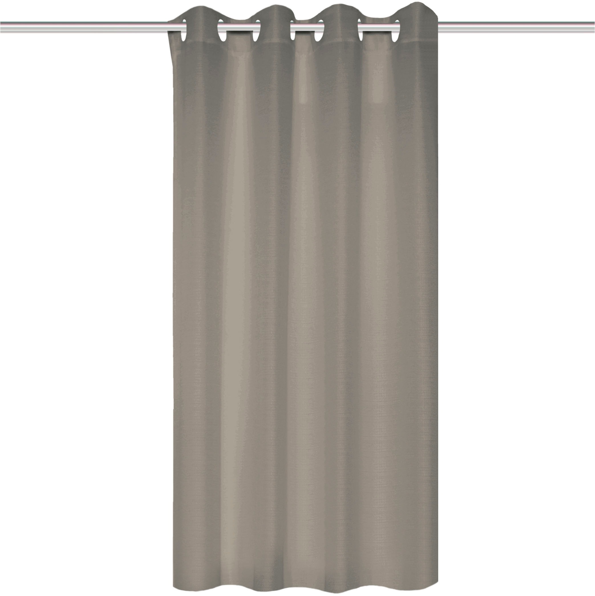 Home Basics Rideau »BENOGA« Œillet 1 cuis tlg. Ösenschal, Uni, Dekostruktur