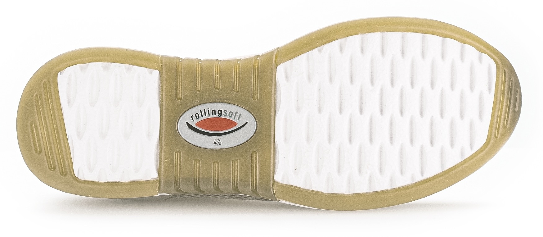 Gabor Rollingsoft Keilsneaker, Freizeitschuh, Halbschuh, Schnürschuh mit OPTIFIT-Wechselfussbett
