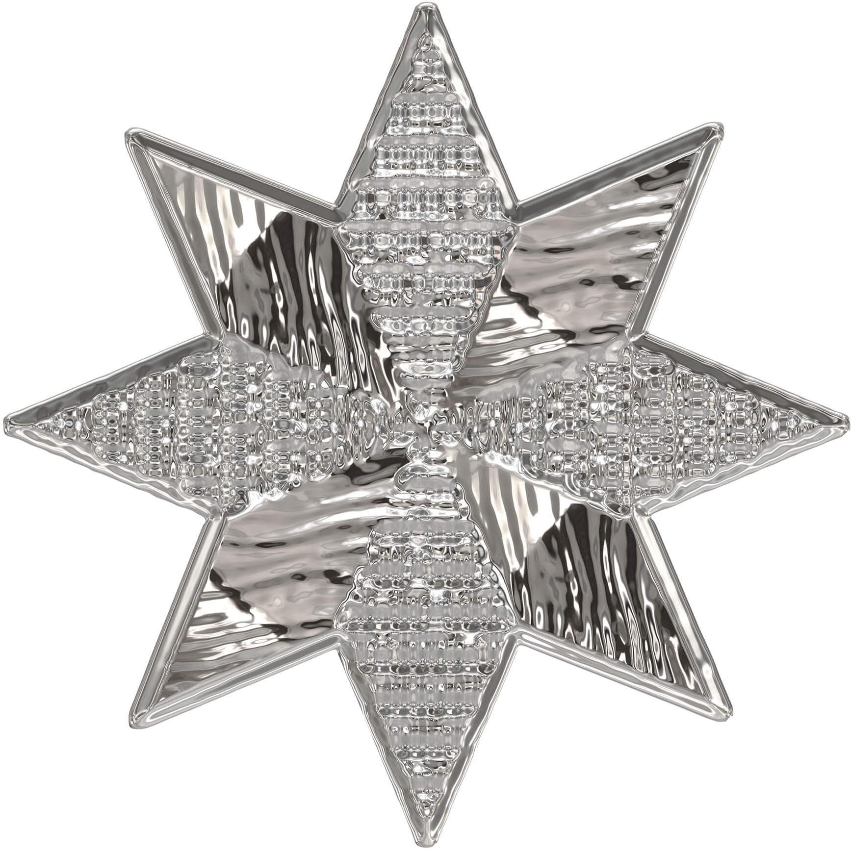 Wall-Art Wandtattoo »Metallic Star Silberfarben Stern«, selbstklebend, entfernbar