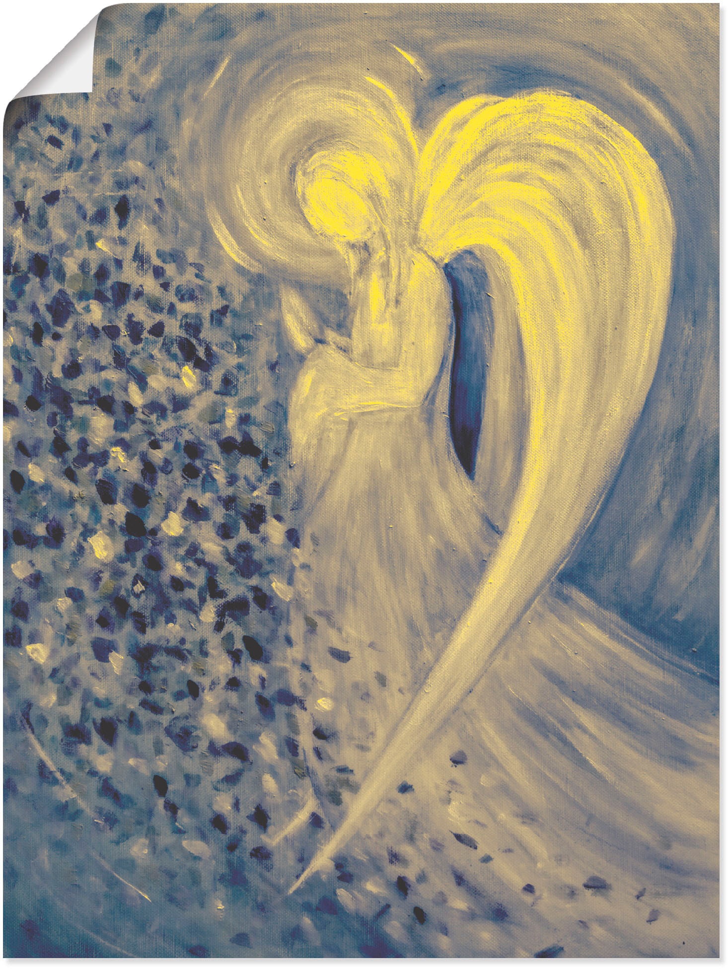 Image of Artland Poster "Engel der Nacht" Religion 1 Stk. tlg. ohne Rahmen