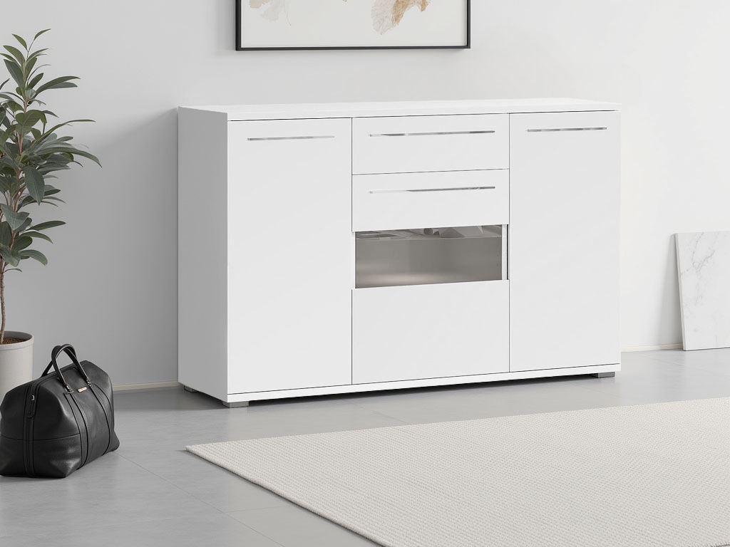 Image of GOODproduct Kommode "Piano" (H/B/T): 97,4/150/45,2cm, UV lackiert, Soft-Close Funktion