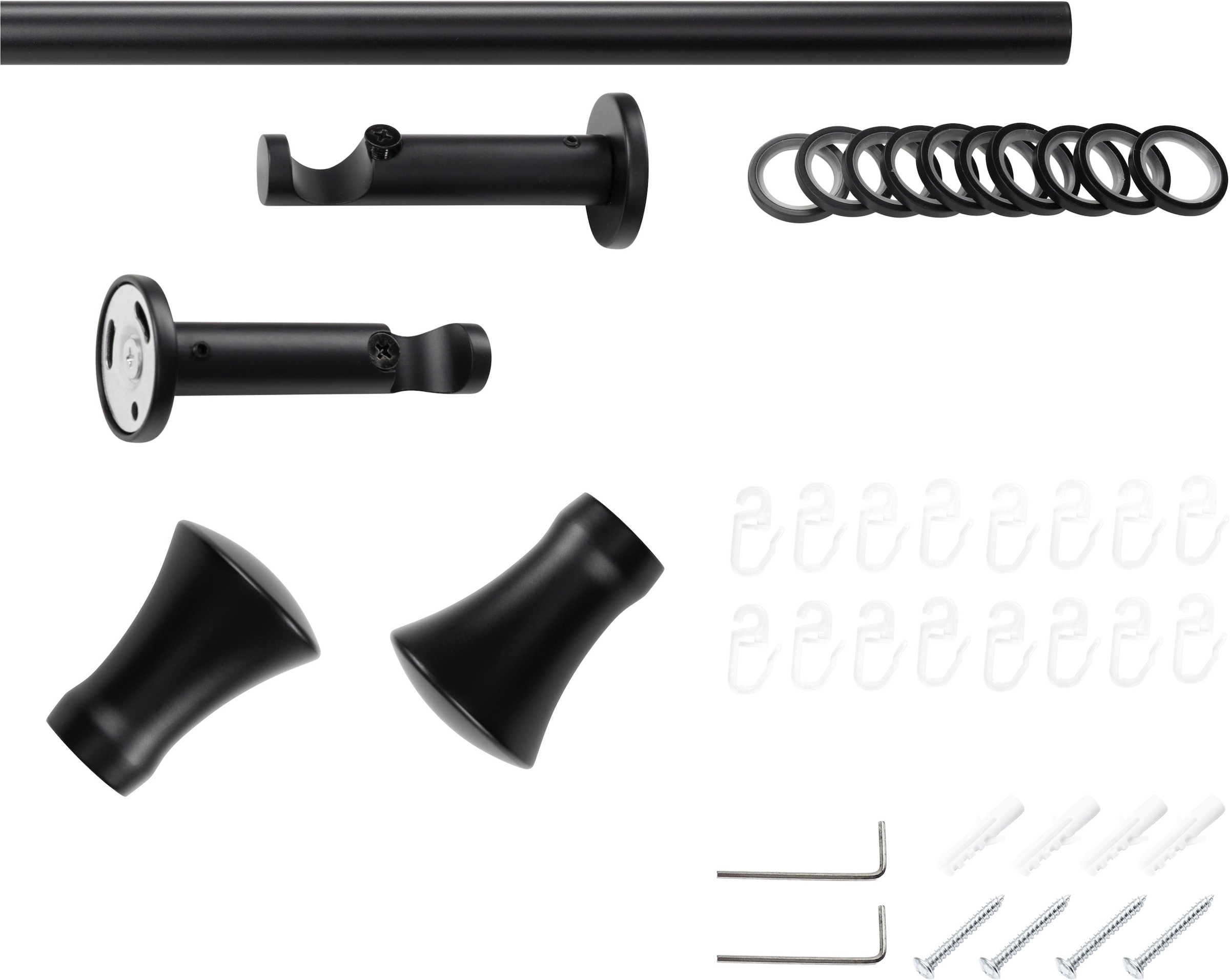 SN DECO GROUP Tringle à rideaux Ø 25 mm Fixmass;kürzbar