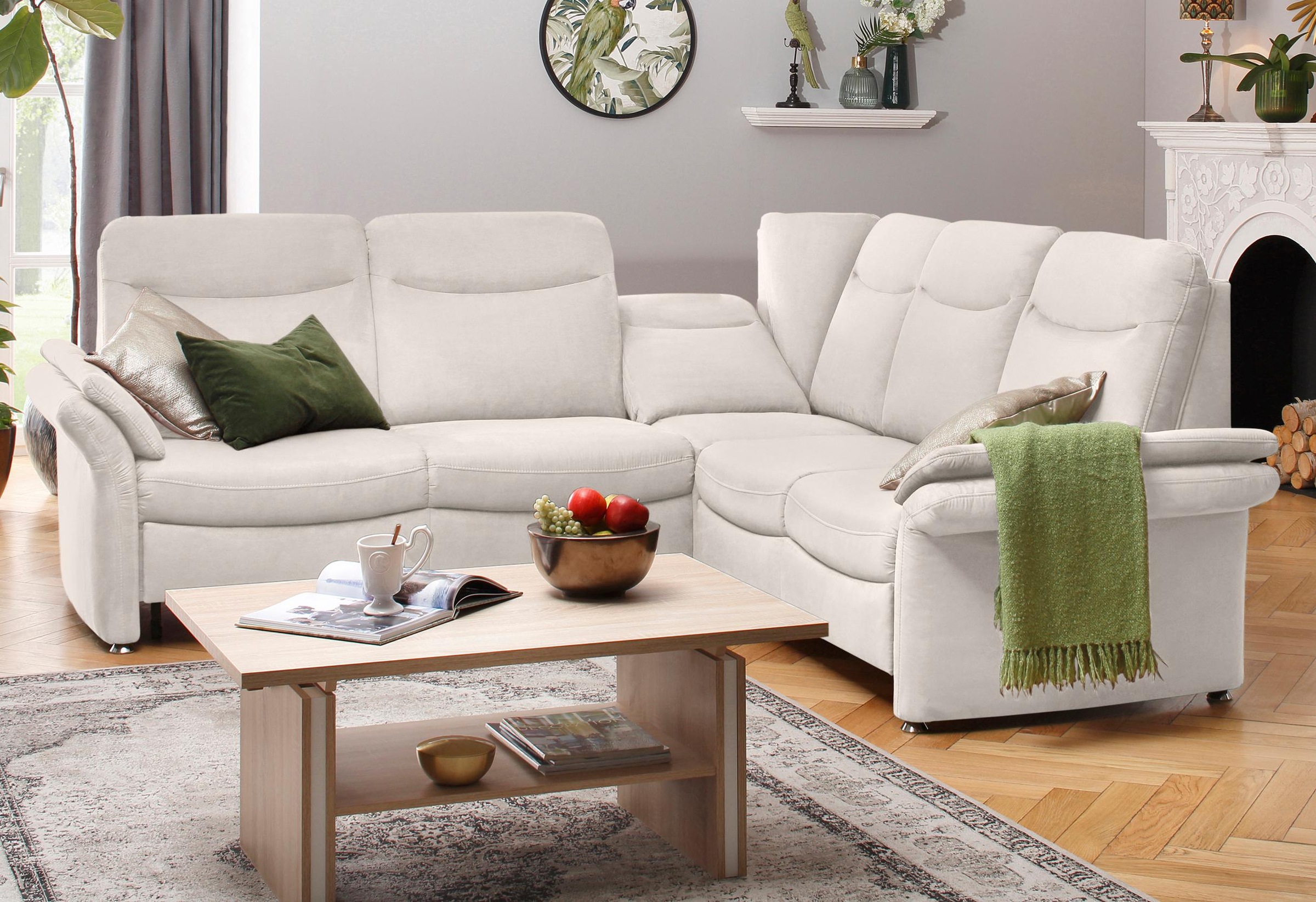 Home affaire Ecksofa »Tahoma L-Form« mit Armlehnfunktion, wahlweise Bettfunktion, Schublade, Relaxfunktion