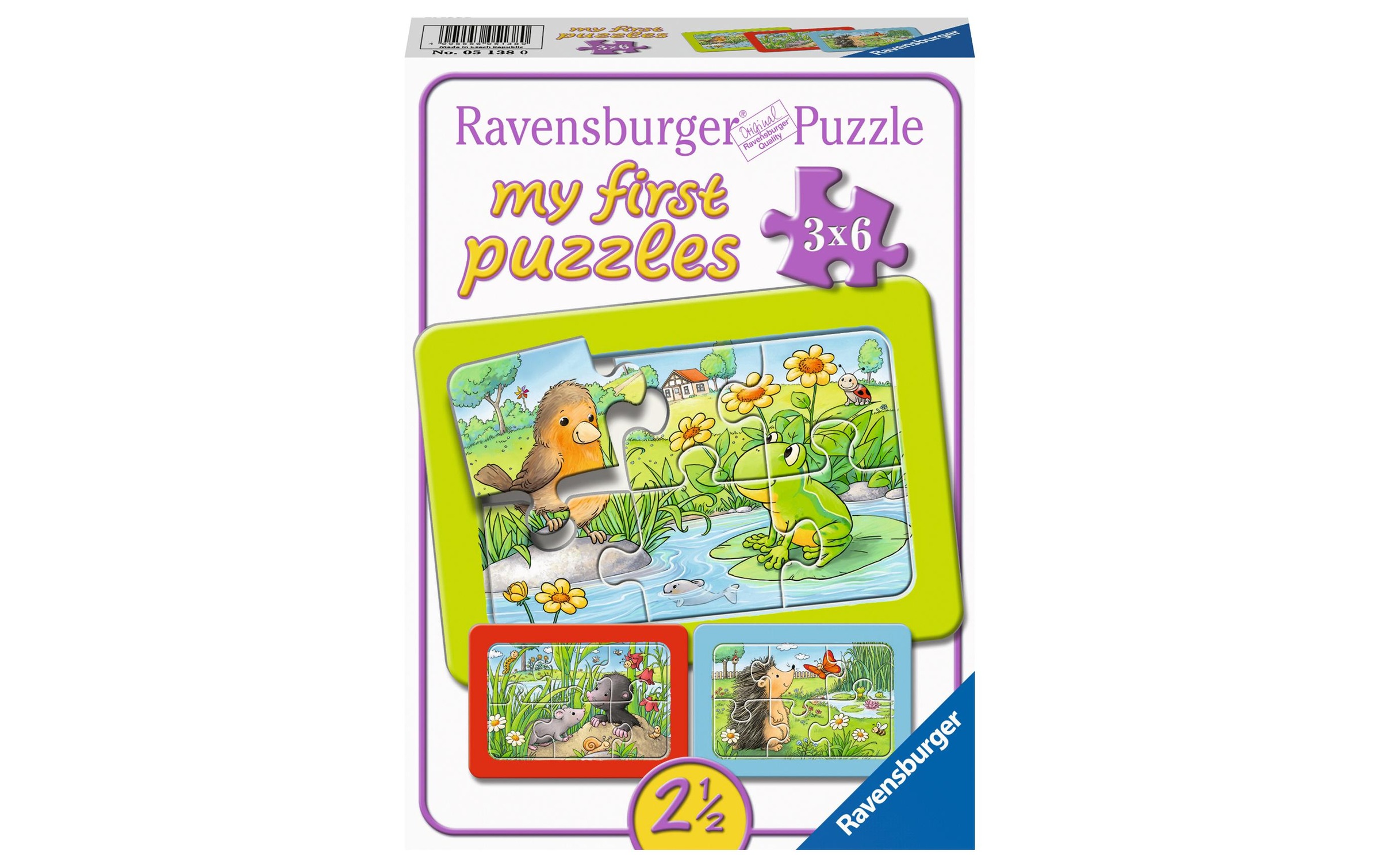 Ravensburger Puzzle »Kleine Gartentiere«, (18 tlg.)