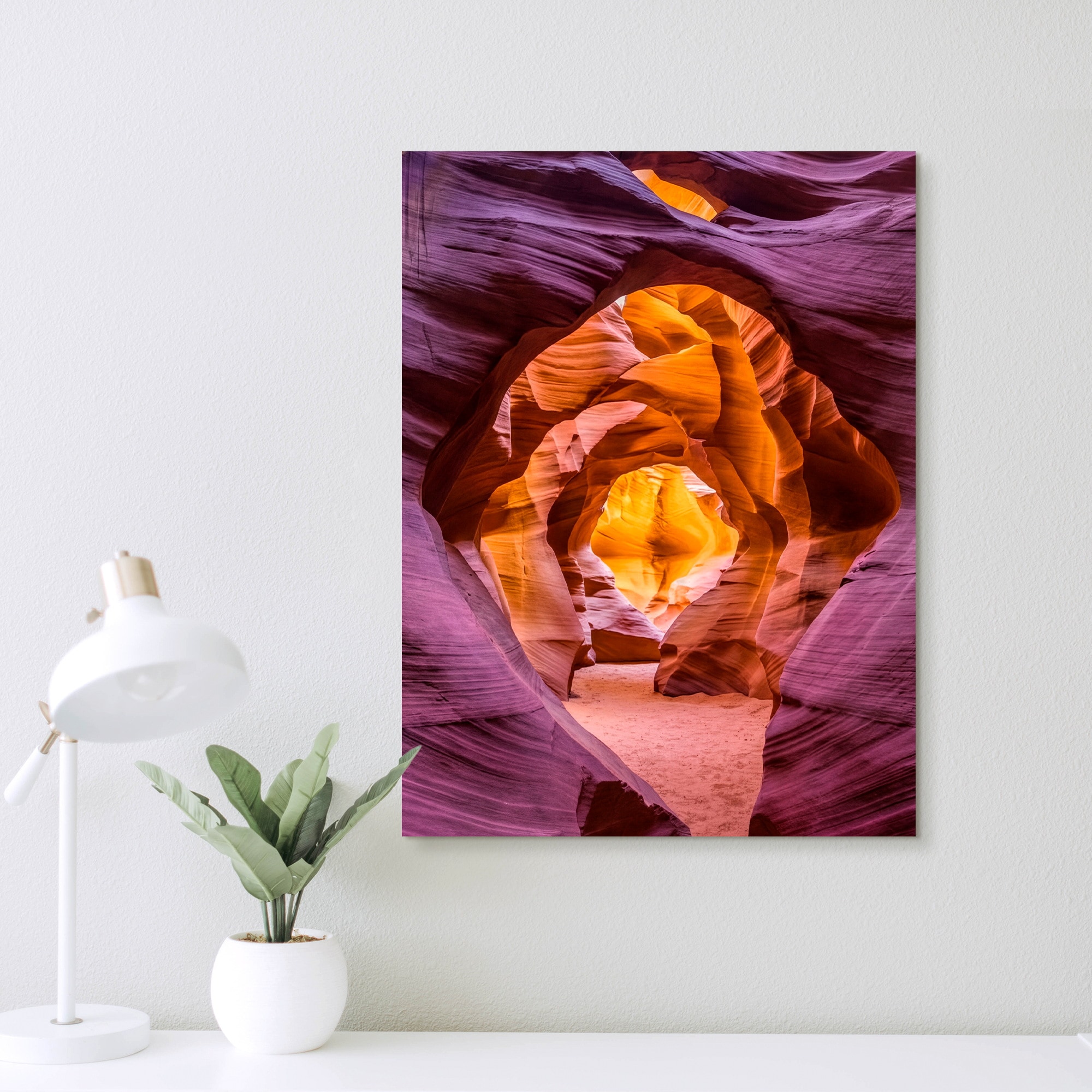GOODproduct Wandbild »Weg durch den Stein« Felsen 1 Stk. tlg. in verschiedenen Grössen