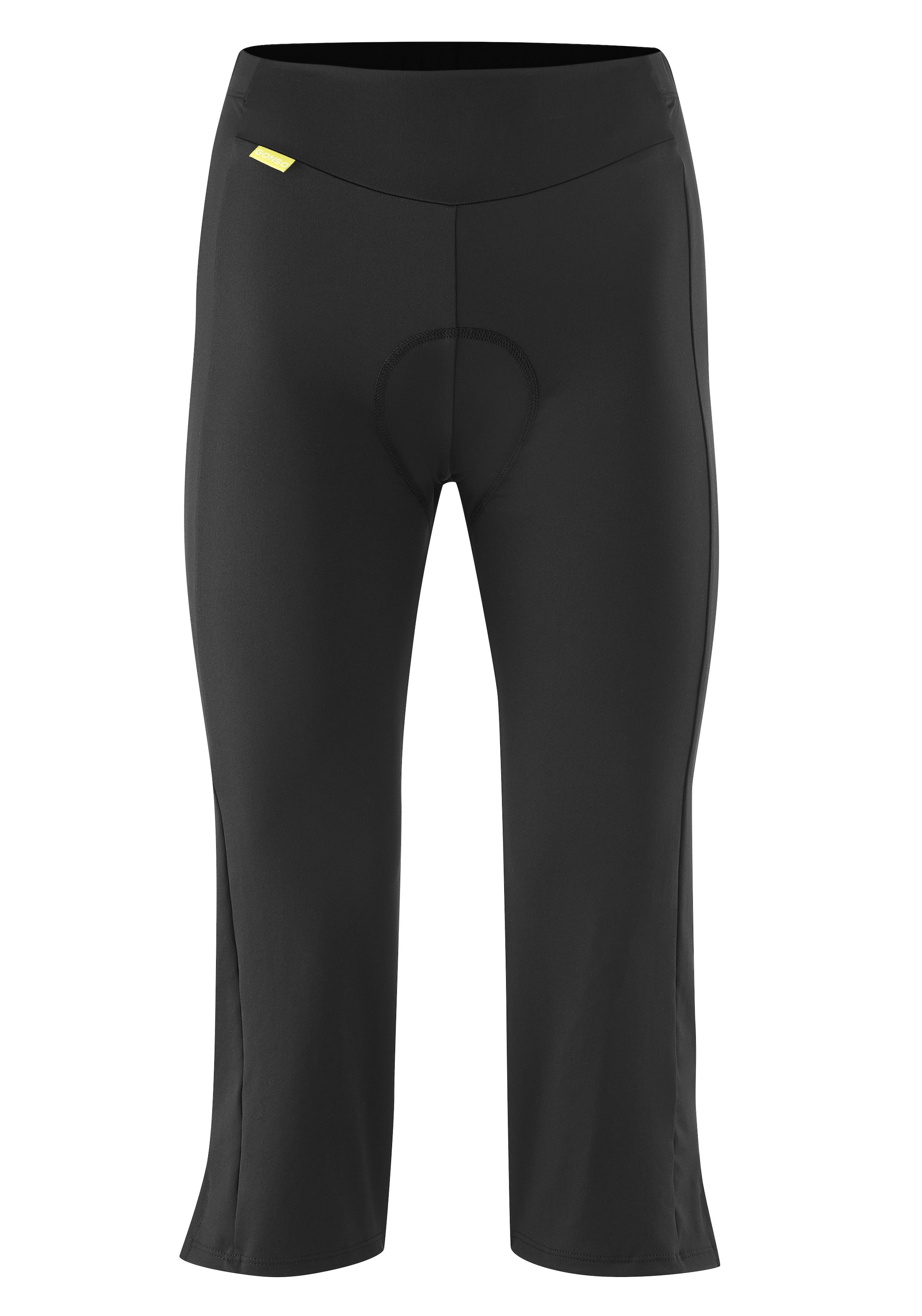 Image of Gonso Fahrradhose "Essential Tight 3/4 Flared W" Damen Radhose mit Sitzpolster, Radlerhose
