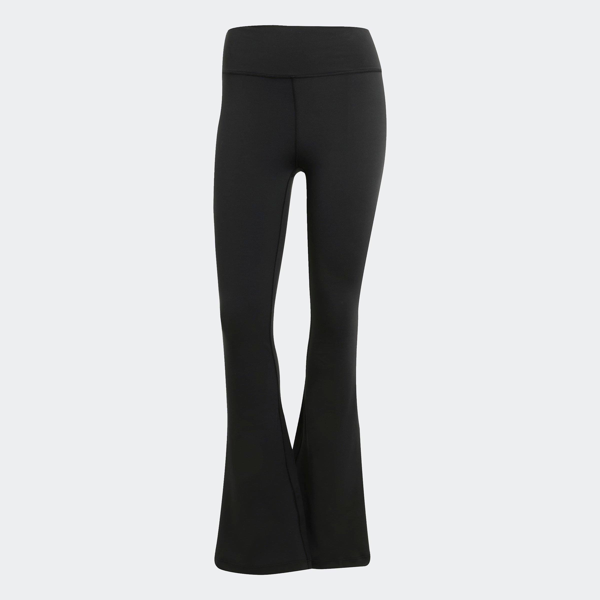adidas Performance Caleçon d'entraînement »ALL ME ESSENTIALS FLARE LEGGINGS«  mit ausgestelltem Bein, aus weichem und dehnbarem Strickmaterial
