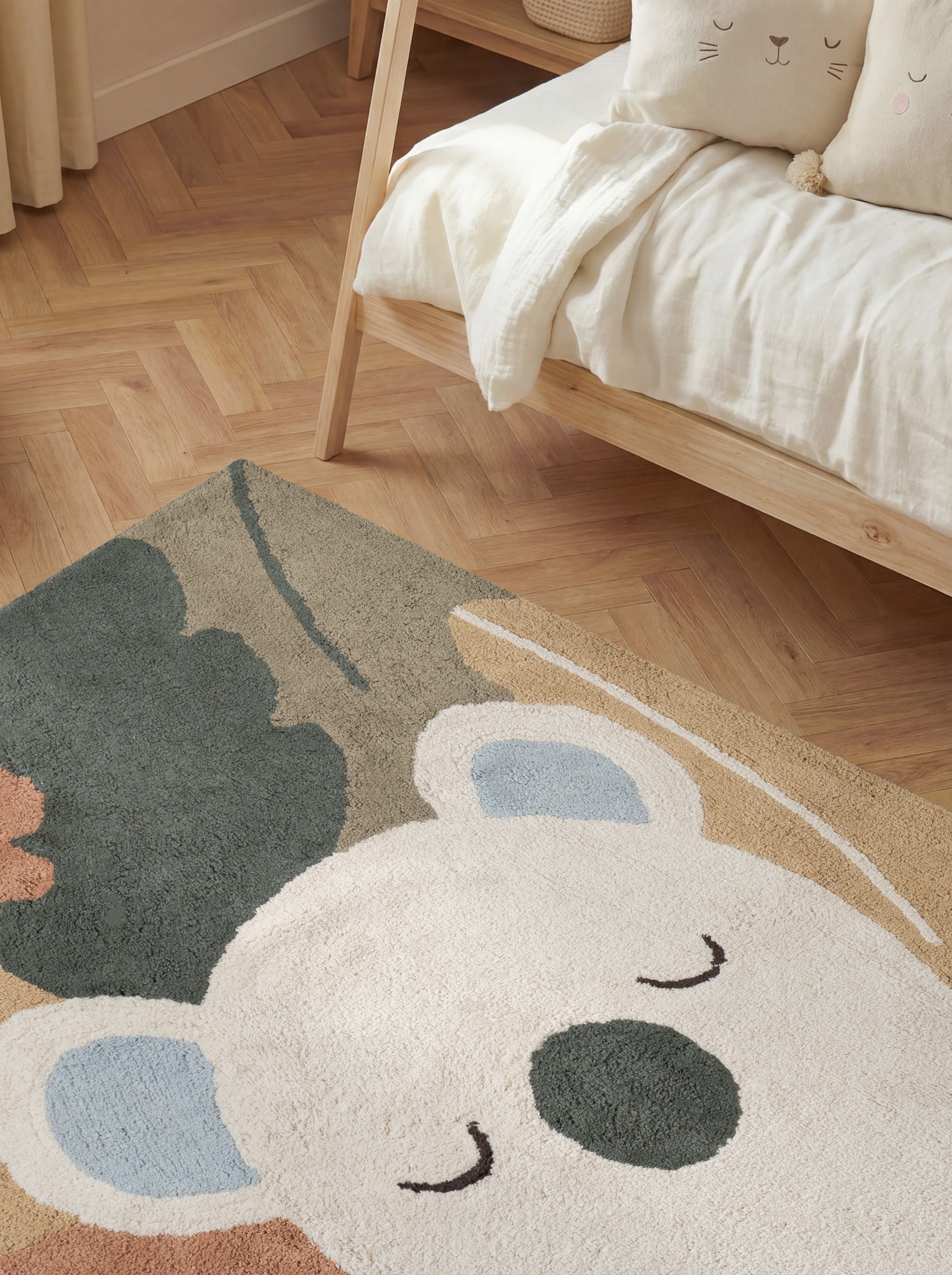HANSE Home Tapis pour enfants »Rio« Rectangulaire 10 mm Höhe lavable, fait main, doux, antidérapant, tapis de jeu pour chambre d'enfant