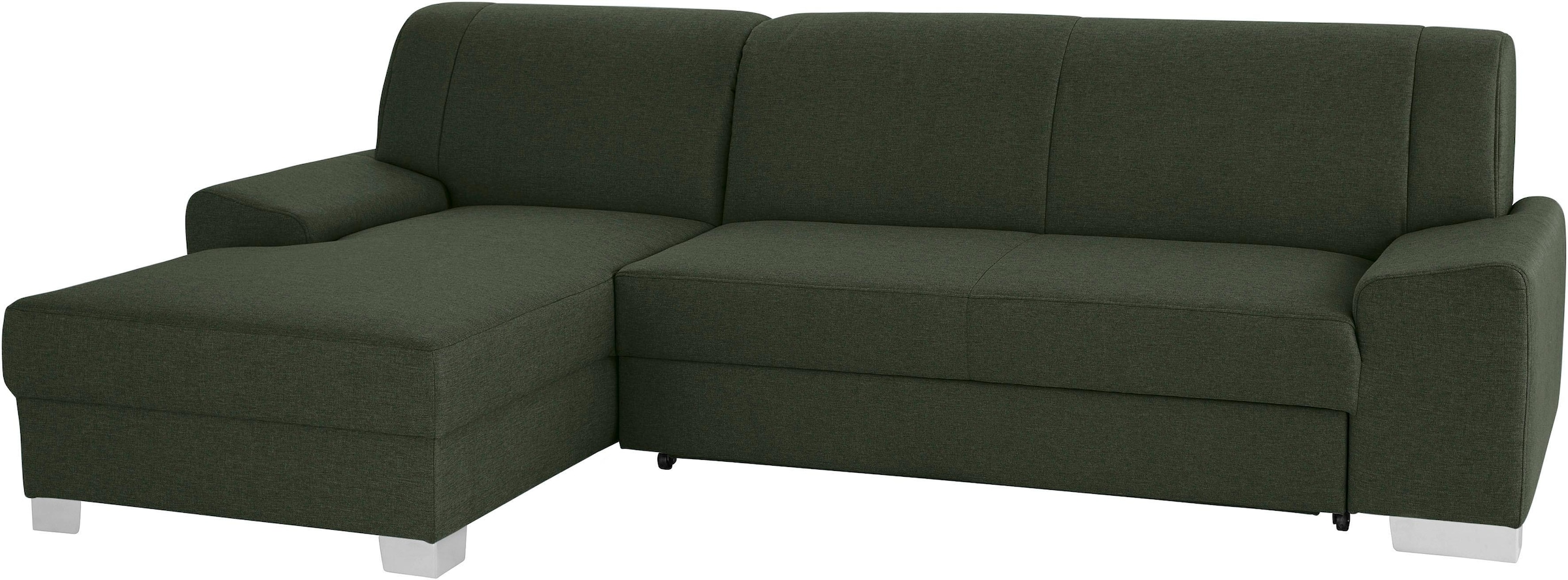 DOMO collection Ecksofa »Anzio L-Form«, wahlweise mit Bettfunktion und Federkern