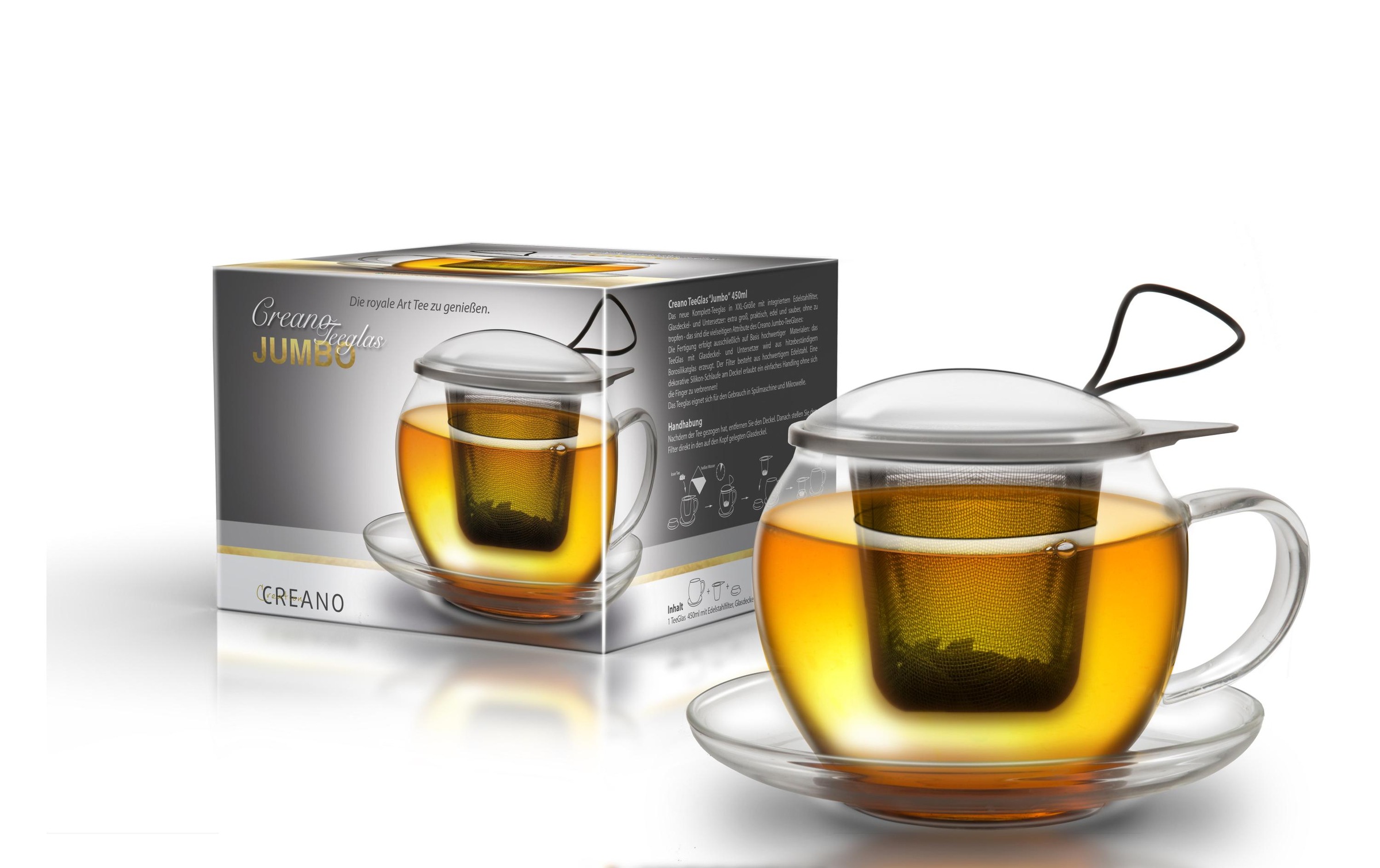 Creano Teeglas »Jumbo 445 ml«, (1 tlg.)