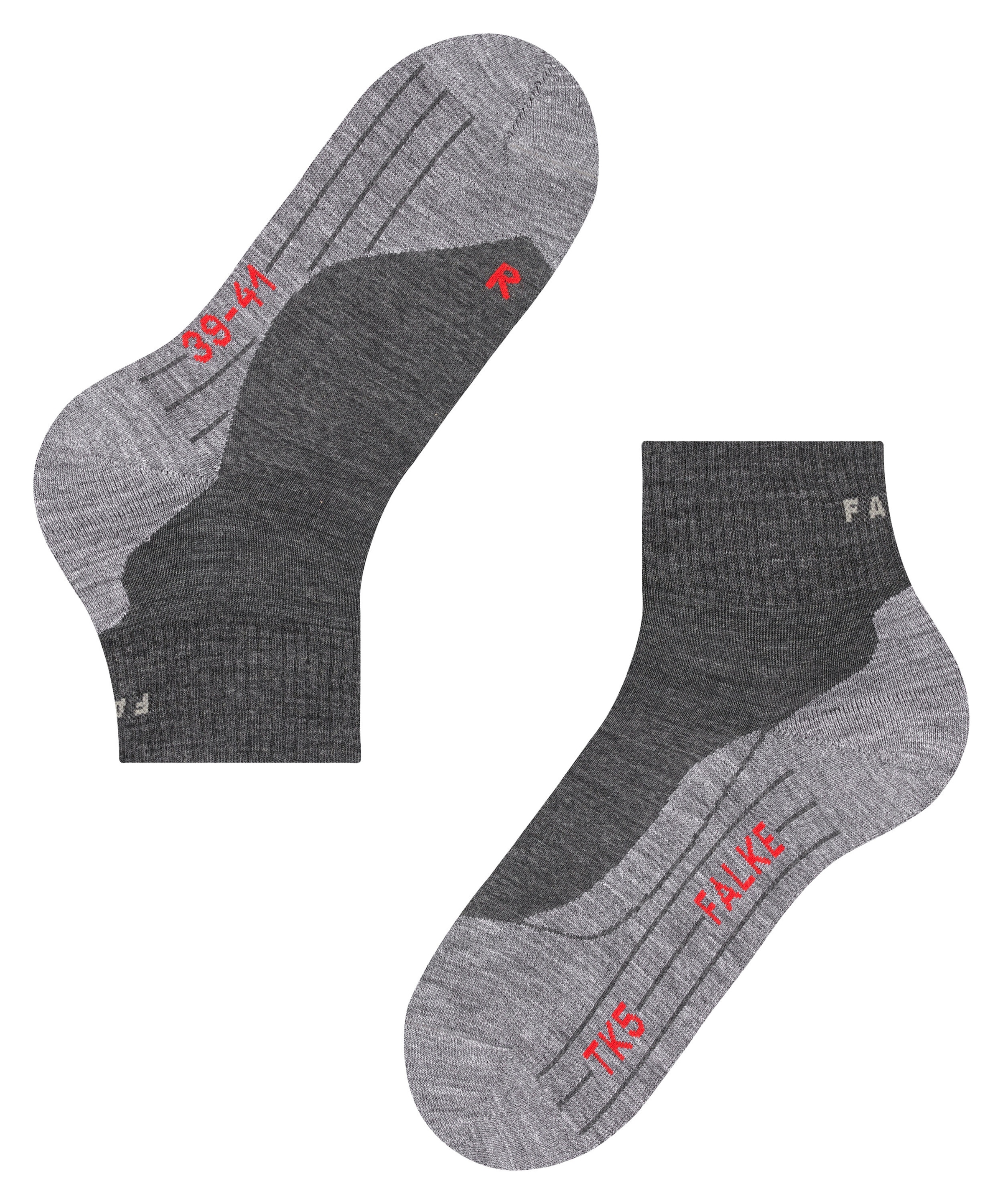 FALKE Chaussettes de randonnée »TK5 Wander Short« léger et confortable pour randonnées de loisir, respirant