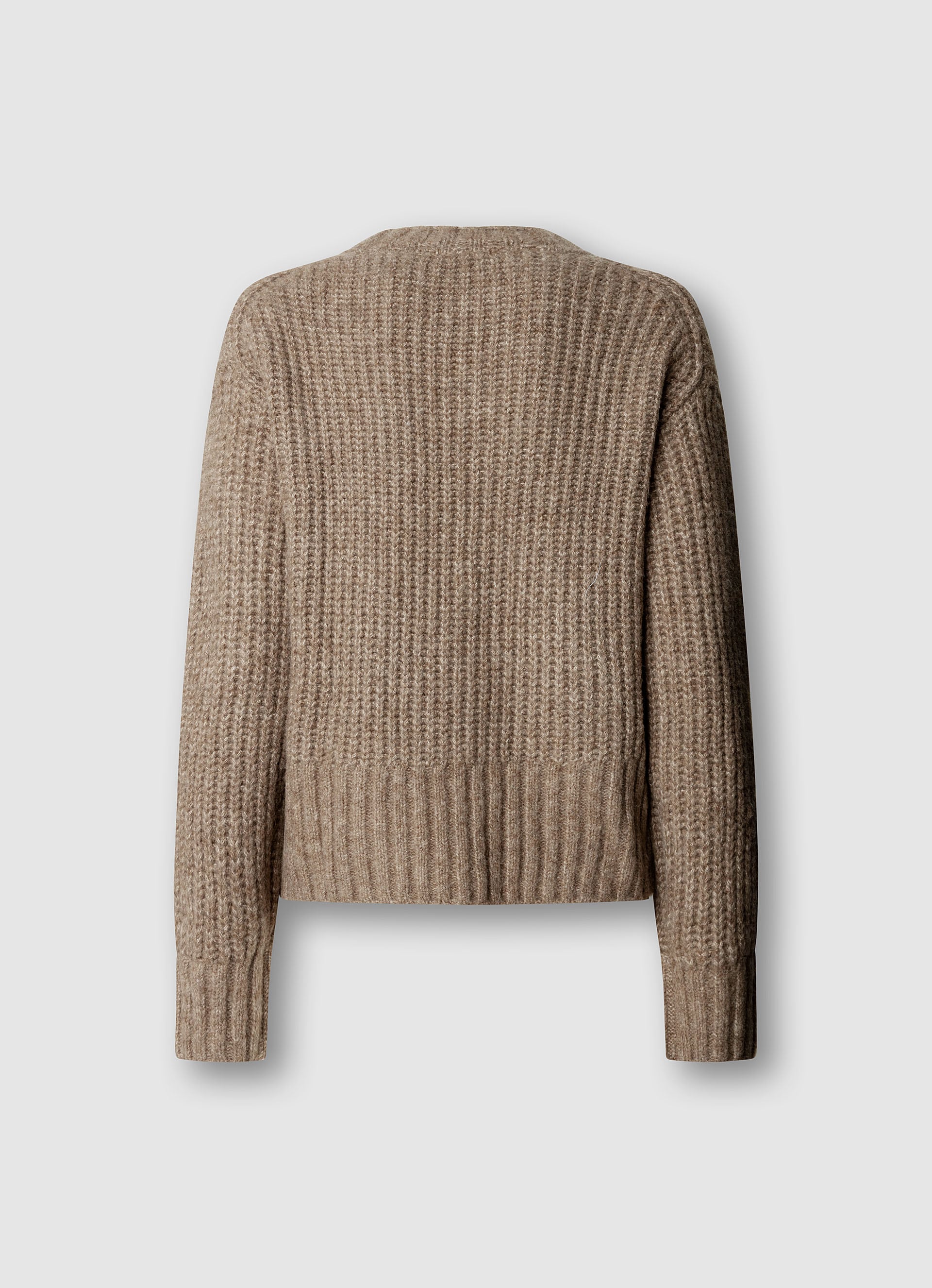 Pepe Jeans Pull en tricot »ASHLEY CREW« avec col rond, mélange de matériaux