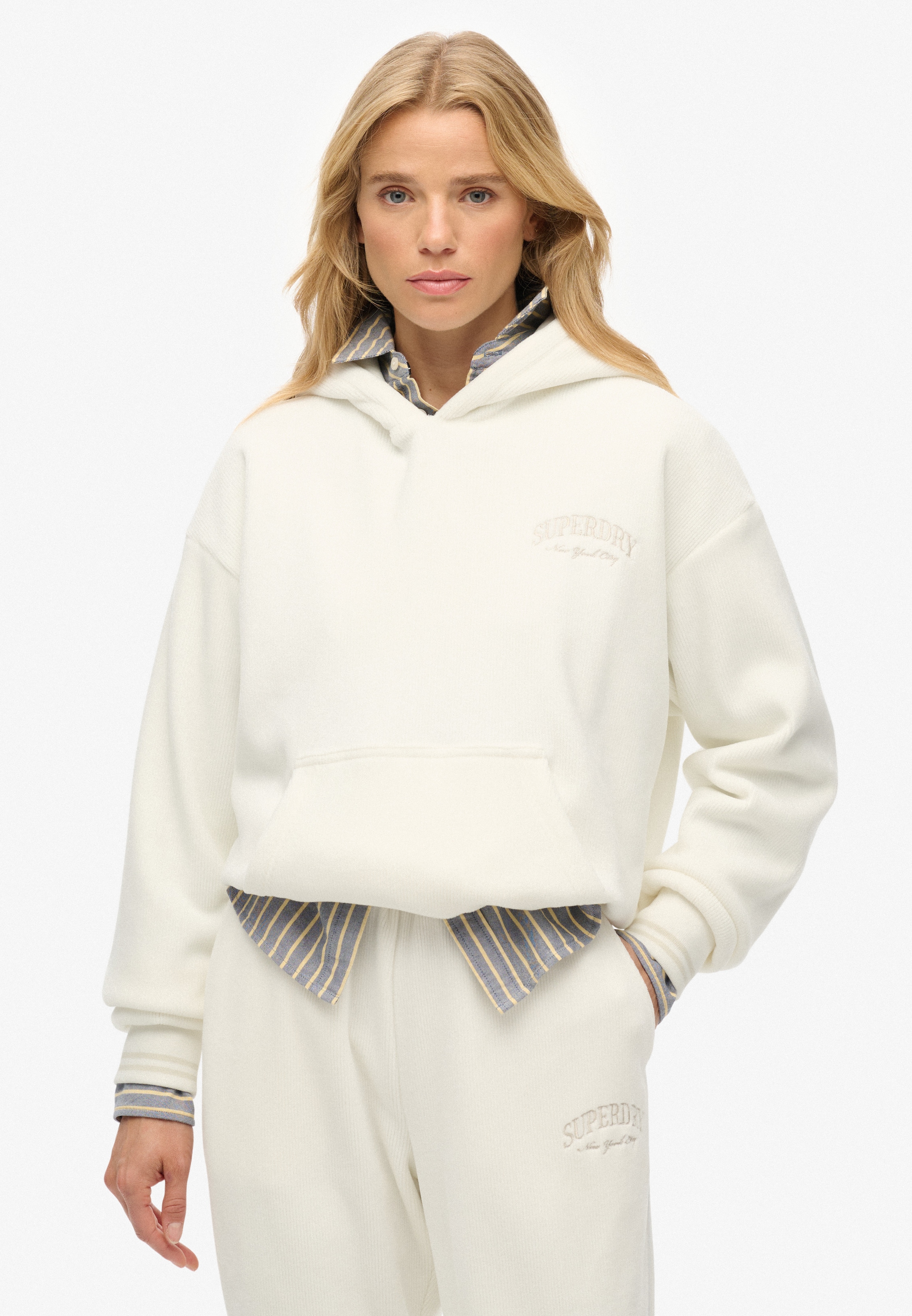 Superdry Sweat à capuche »COUNTRY CLUB VELOUR RELAX HOOD«
