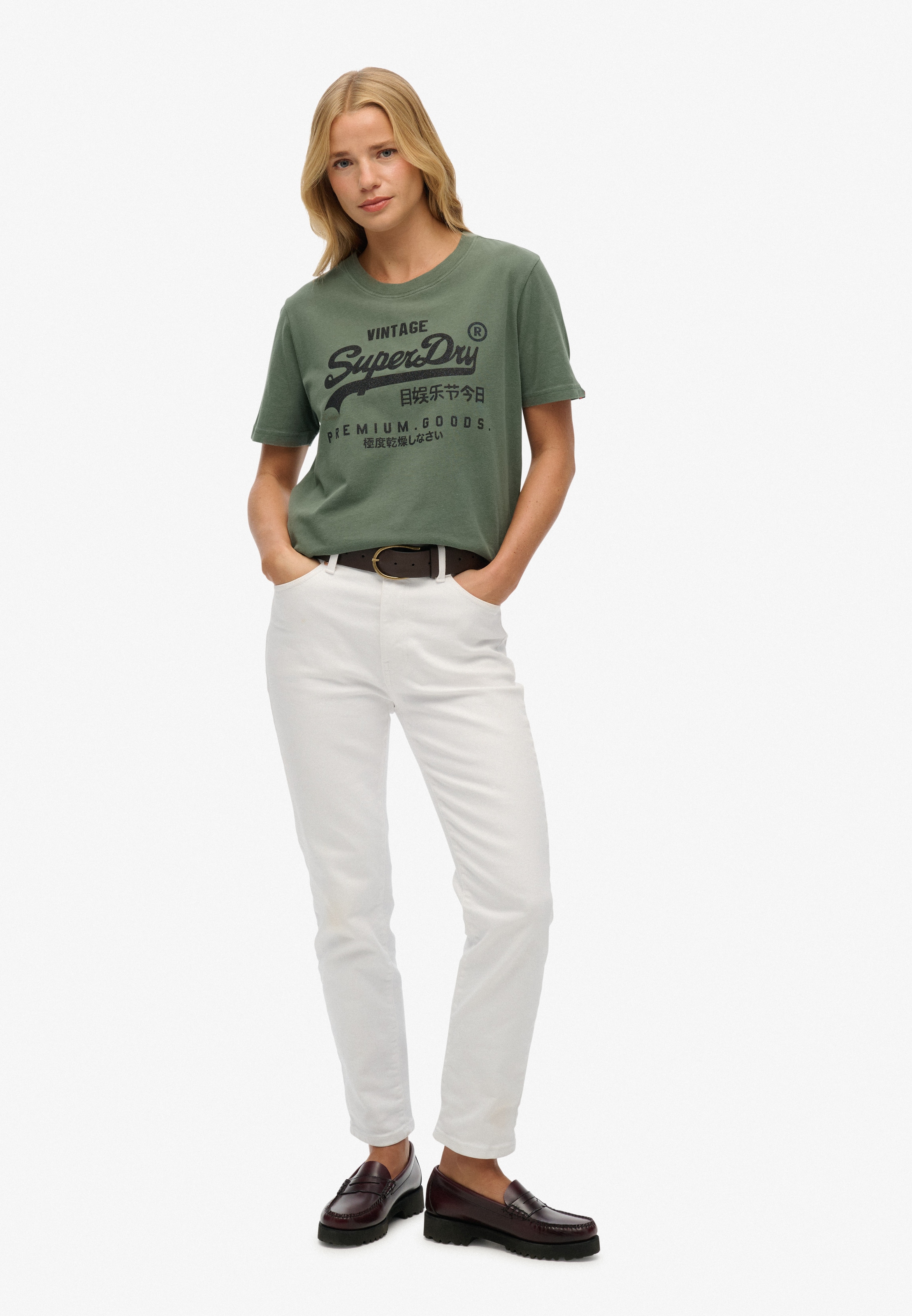 Superdry Print-Shirt »EMBELLISHED VL RELAXED TEE«