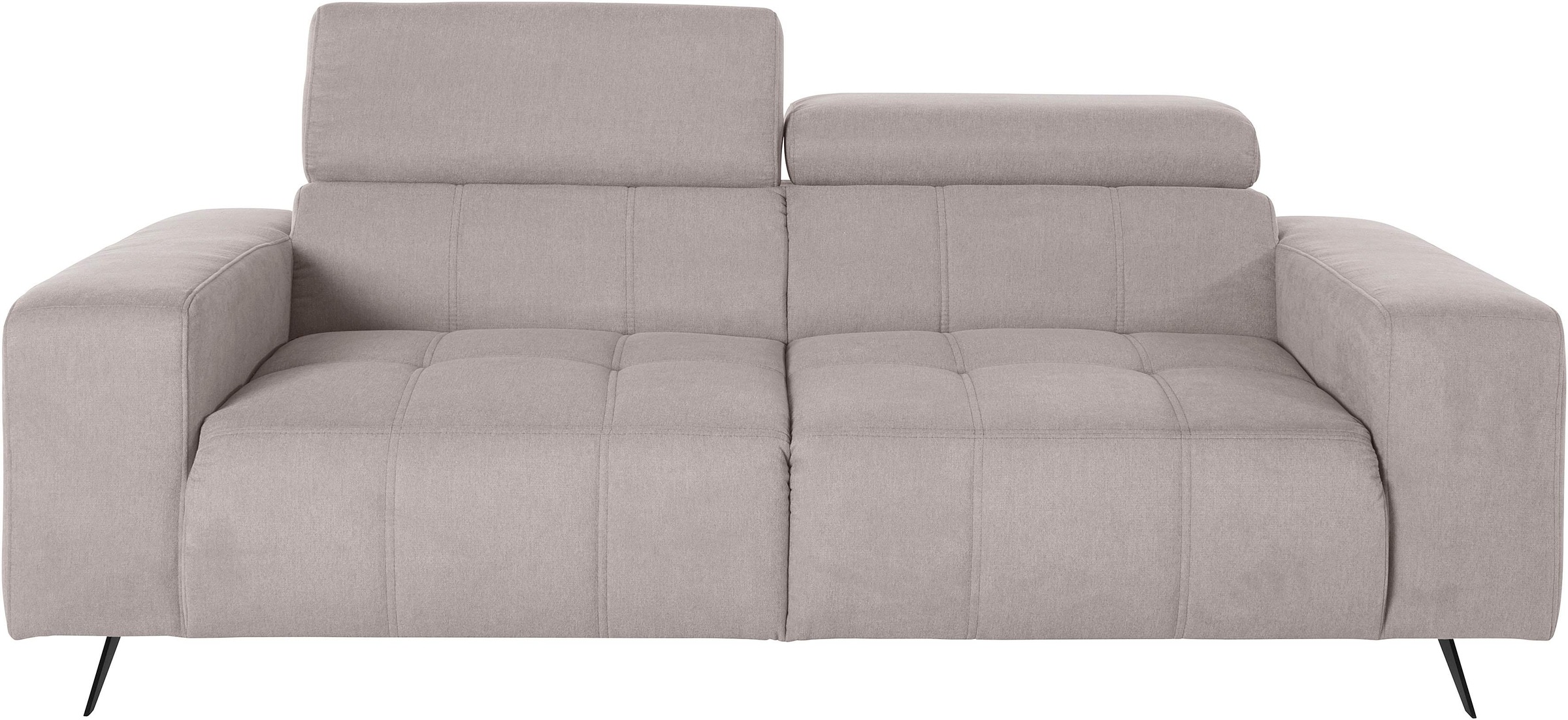 DOMO collection 2-Sitzer »Trento, mit Kufenfuss oder Einzelfuss«, wahlweise mit Kopfteilverstellung und in zwei Grössen erhältlich