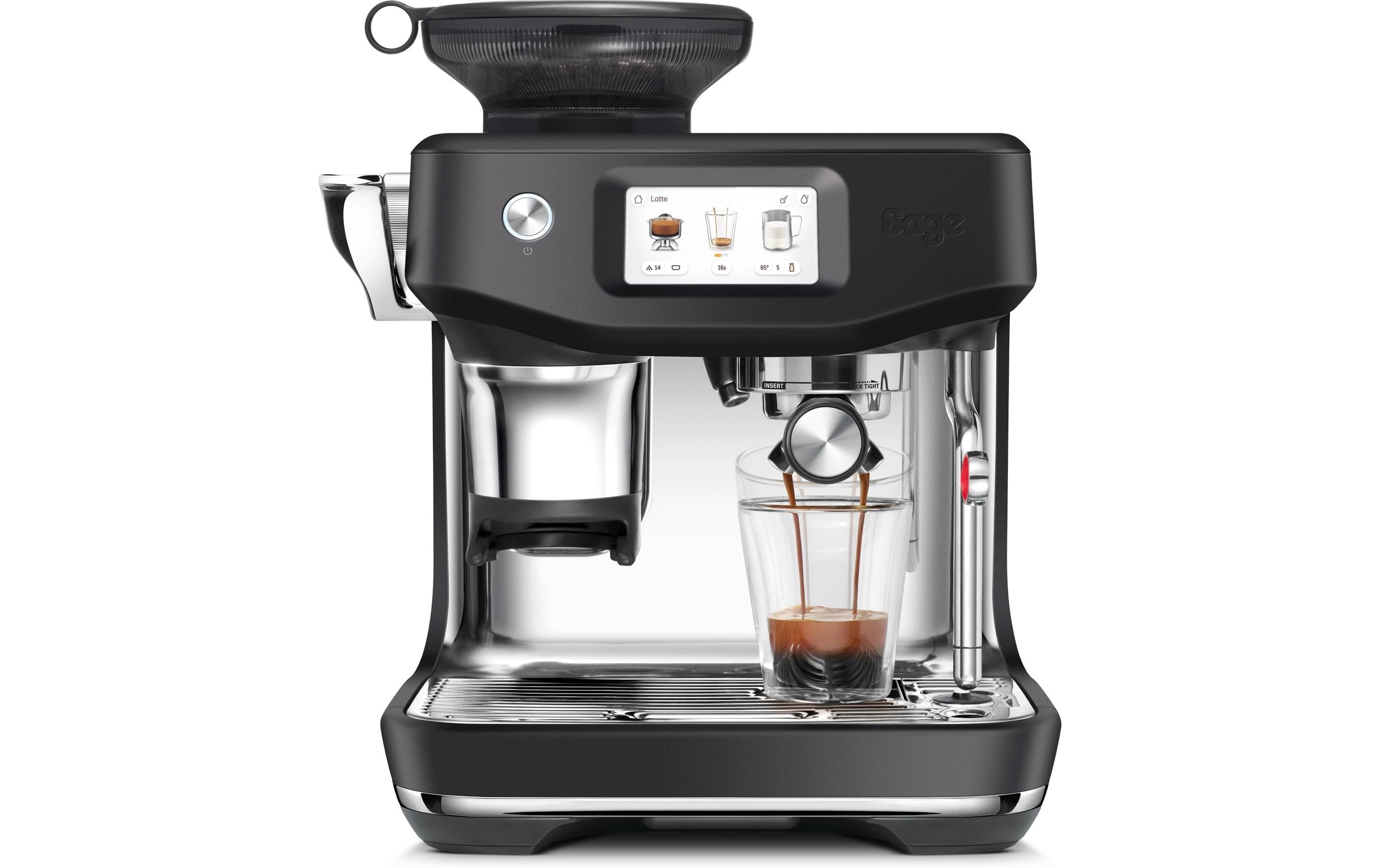 Sage Siebträgermaschine »Touch Impress Cold«, Milchschaumdüse