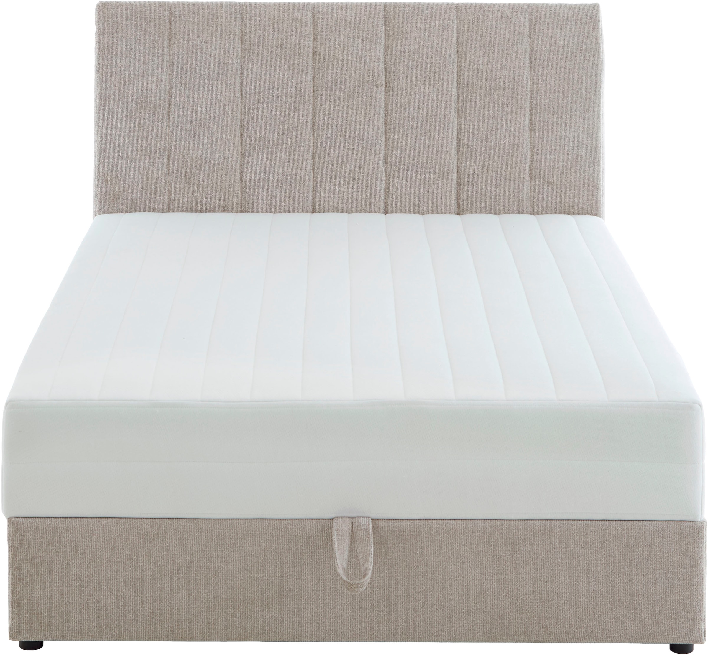 ATLANTIC home collection Lit de boxe »ALISIA« mit Taschenfederkern, Bettkasten und Kissenrolle im Originalbezug