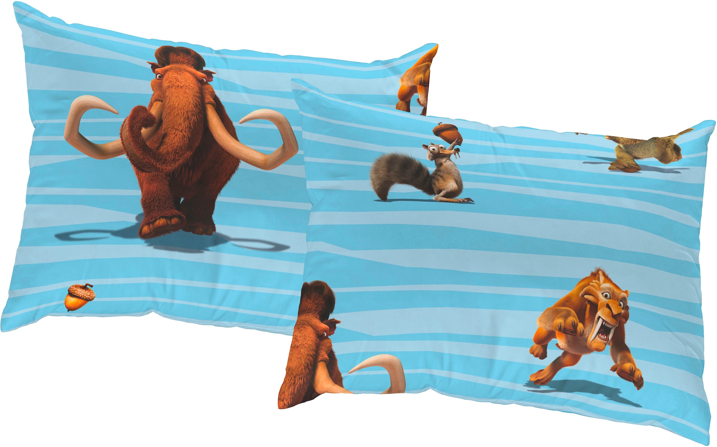 Image of Wirth Dekokissen "Ice Age" Disney, Kissenhülle ohne Füllung, 2 Stück