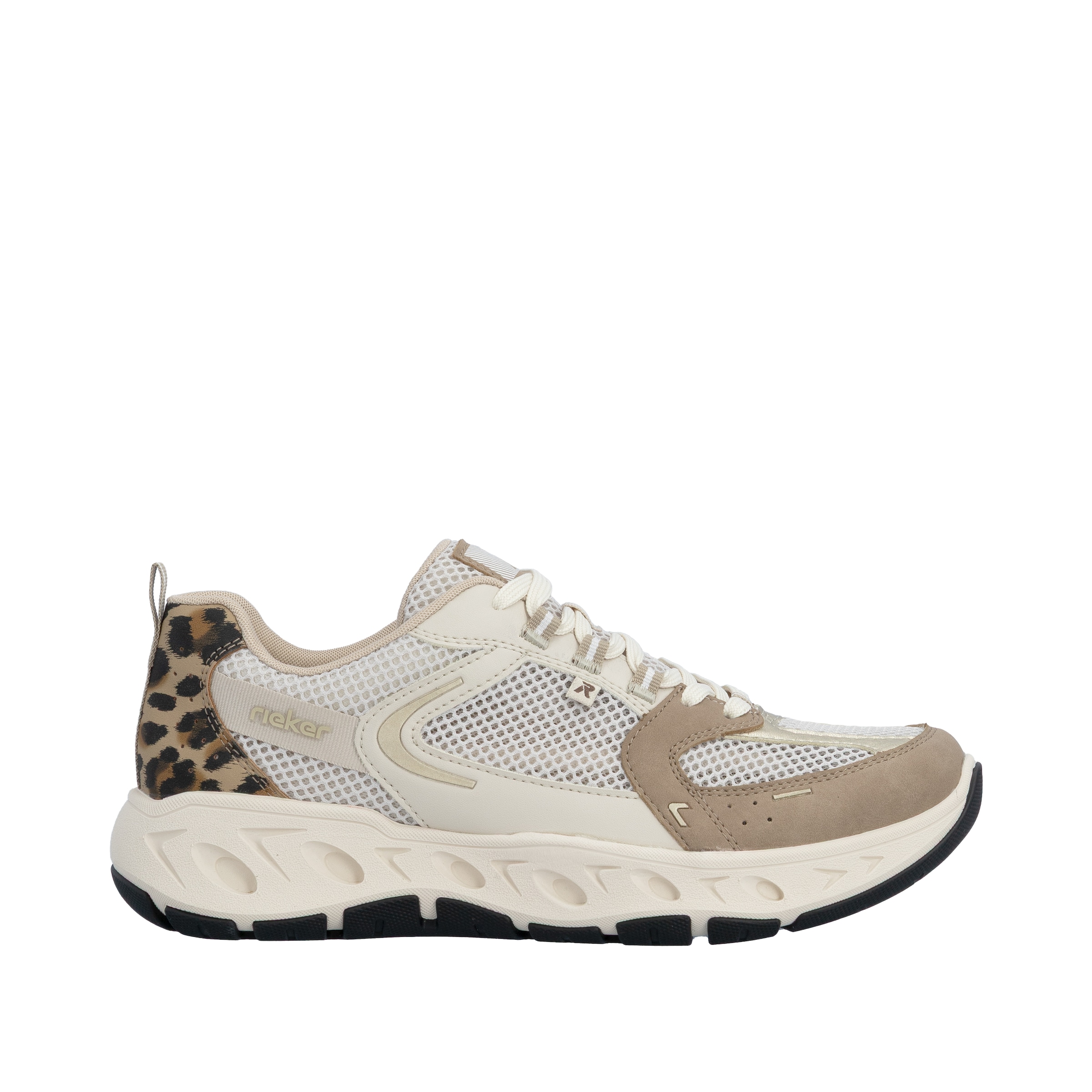 Rieker Baskets à plateforme  Chaussure à lacets, sneaker de loisirs, chaussure basse avec semelle intérieure MemoSoft